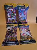 Komplett Evolving Skies checklane blister artset med 4 forskjellige designs
