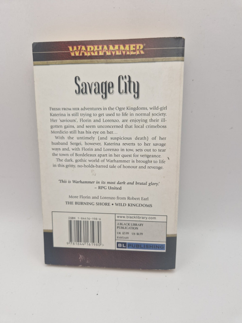 Warhammer: Savage City – Robert Earl