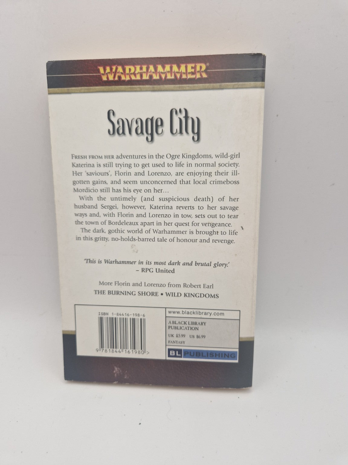 Warhammer: Savage City – Robert Earl