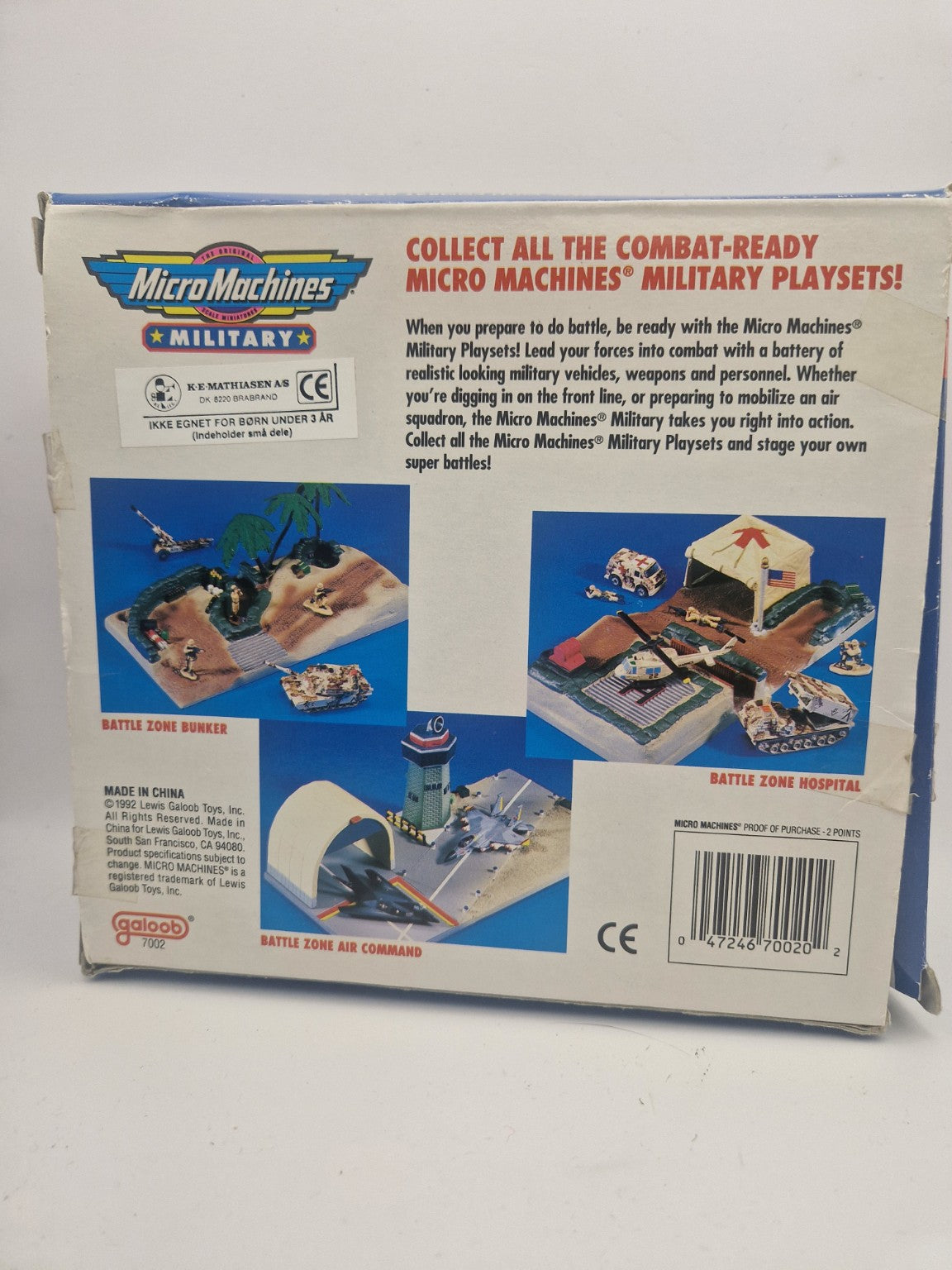 Micro Machines Military Battle Zone Hospital bakside