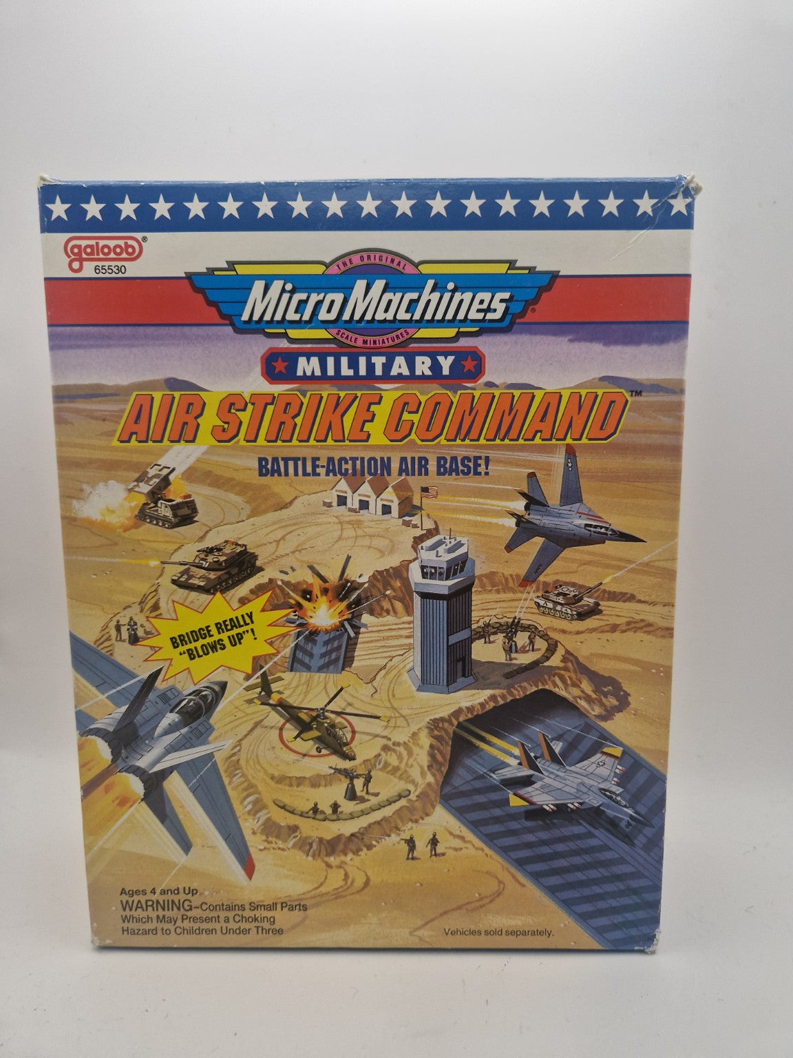 Originalt Micro Machines Military Air Strike Command fra 1992 forside!