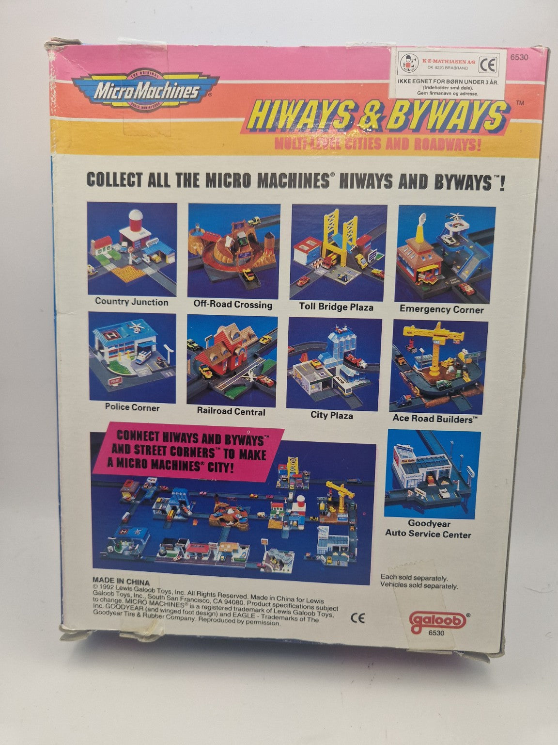 Micro Machines Hiways & Byways City Plaza bakside