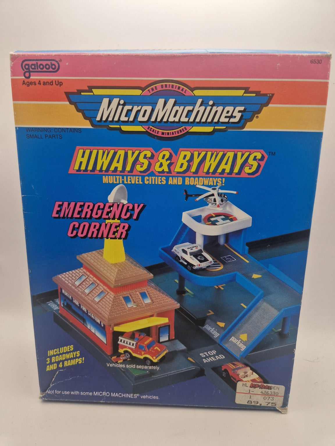 Originalt Micro Machines Hiways & Byways Emergency Corner forside
