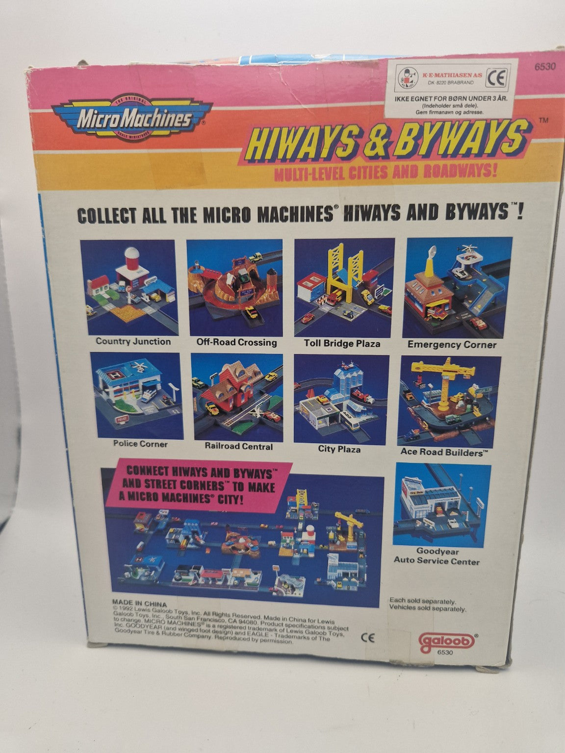 Originalt Micro Machines Hiways & Byways Emergency Cornerbakside