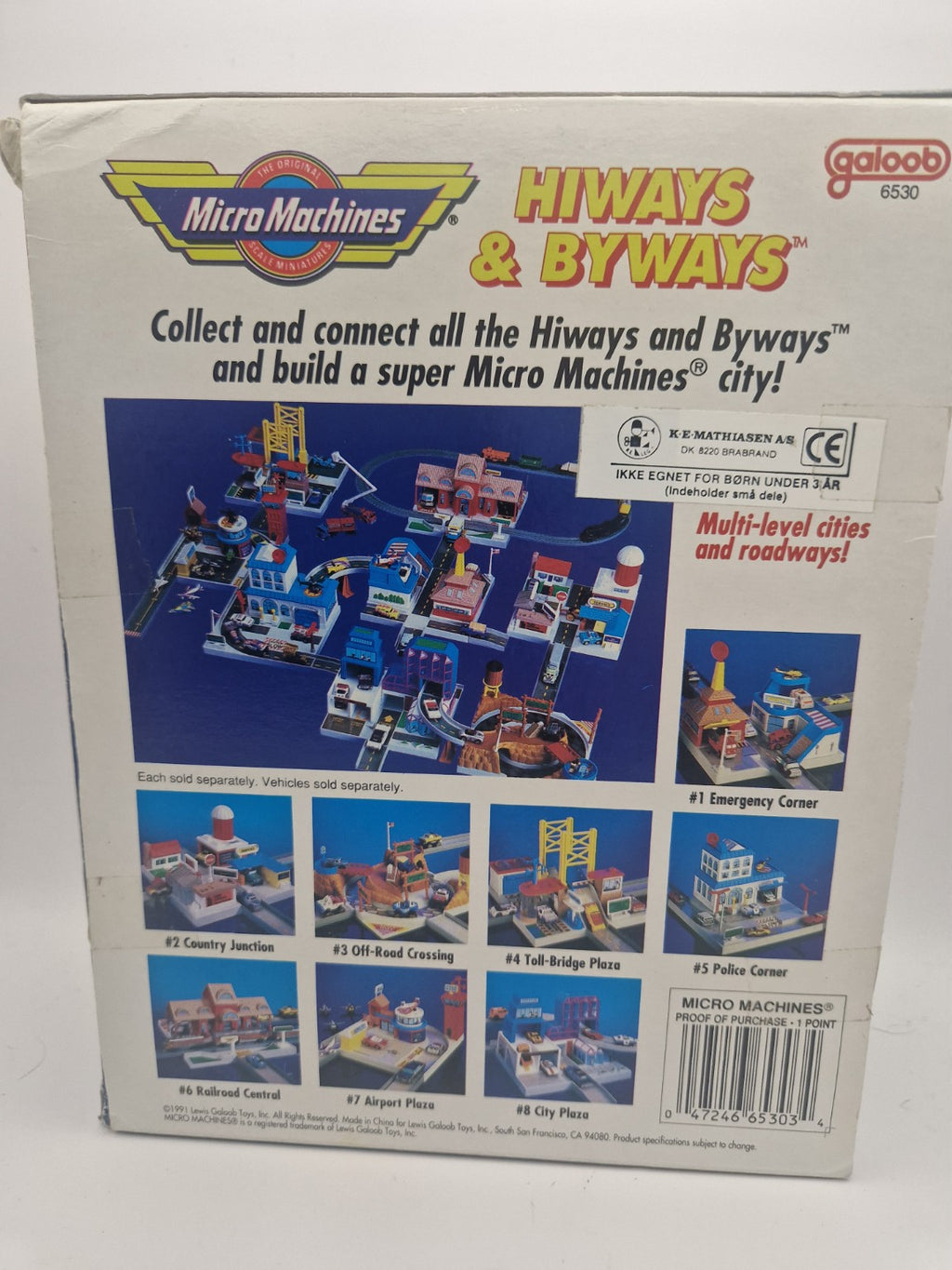 Micro Machines Hiways & Byways #6 Railroad Central bakside