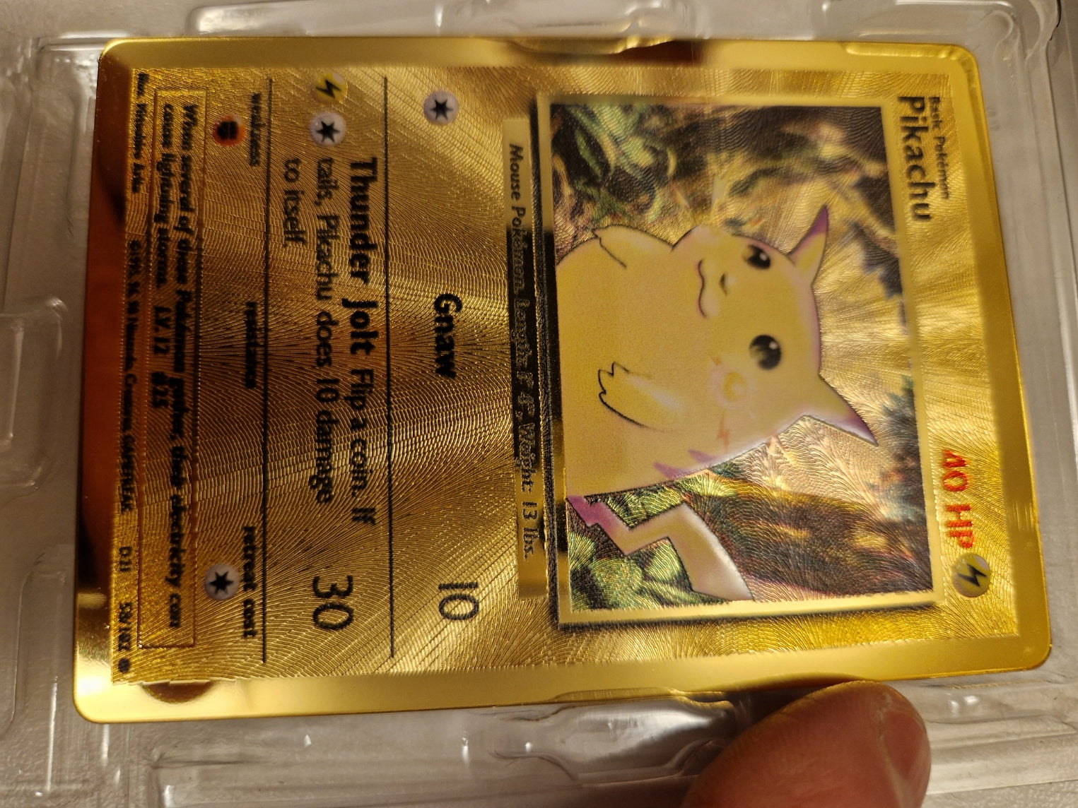 Pokémon Pikachu Metallkort – Celebrations Ultra-Premium Collection (UPC) | Selges