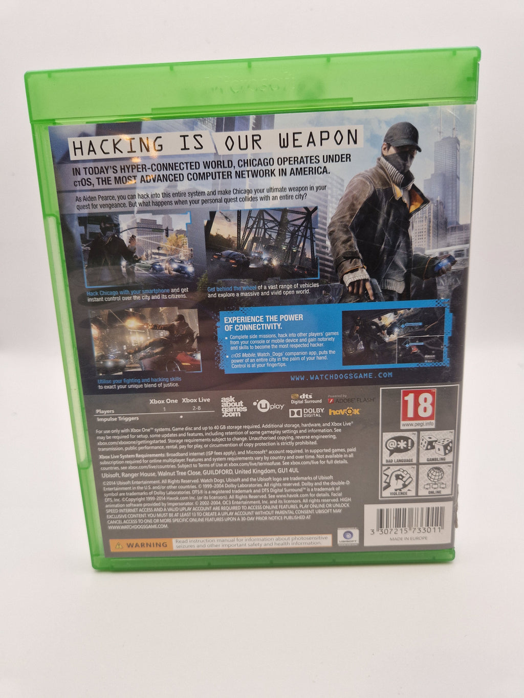 Watch Dogs Xbox One original spill – bakside med informasjon