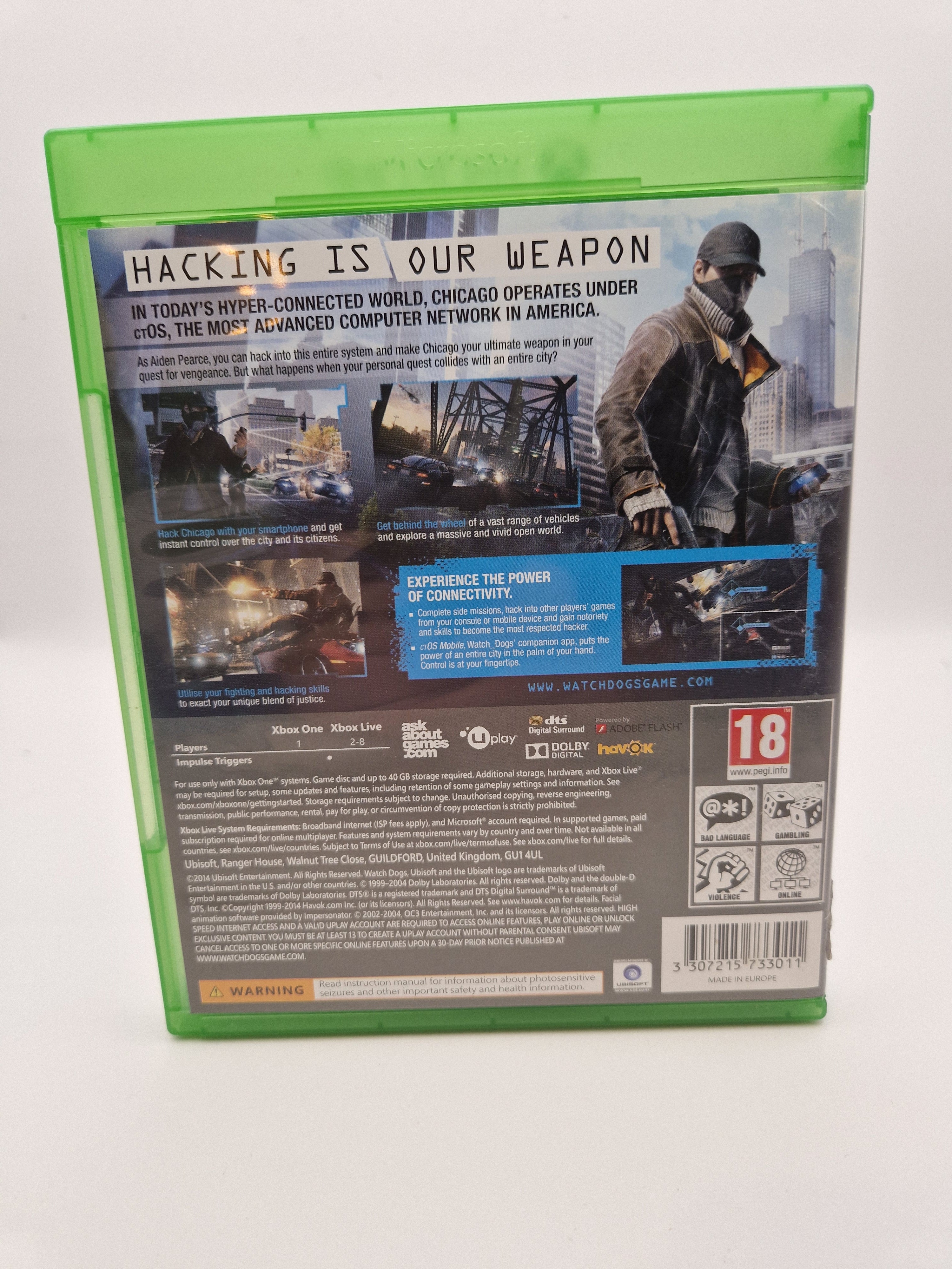 Watch Dogs Xbox One original spill – bakside med informasjon
