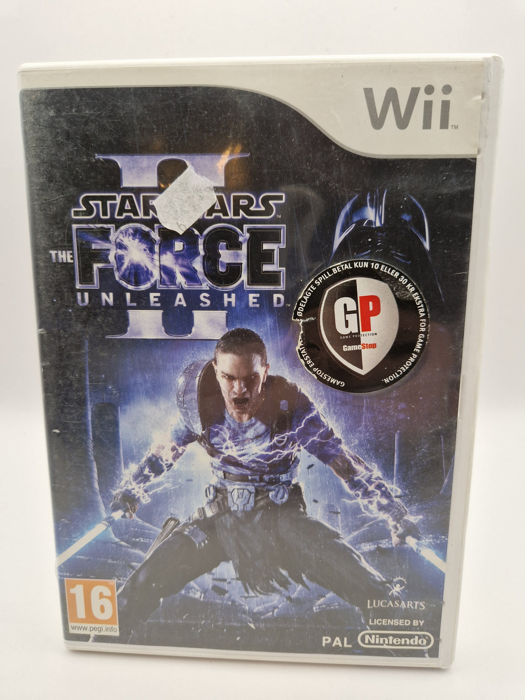 Star Wars The Force Unleashed II Nintendo Wii PAL original spill cover forside
