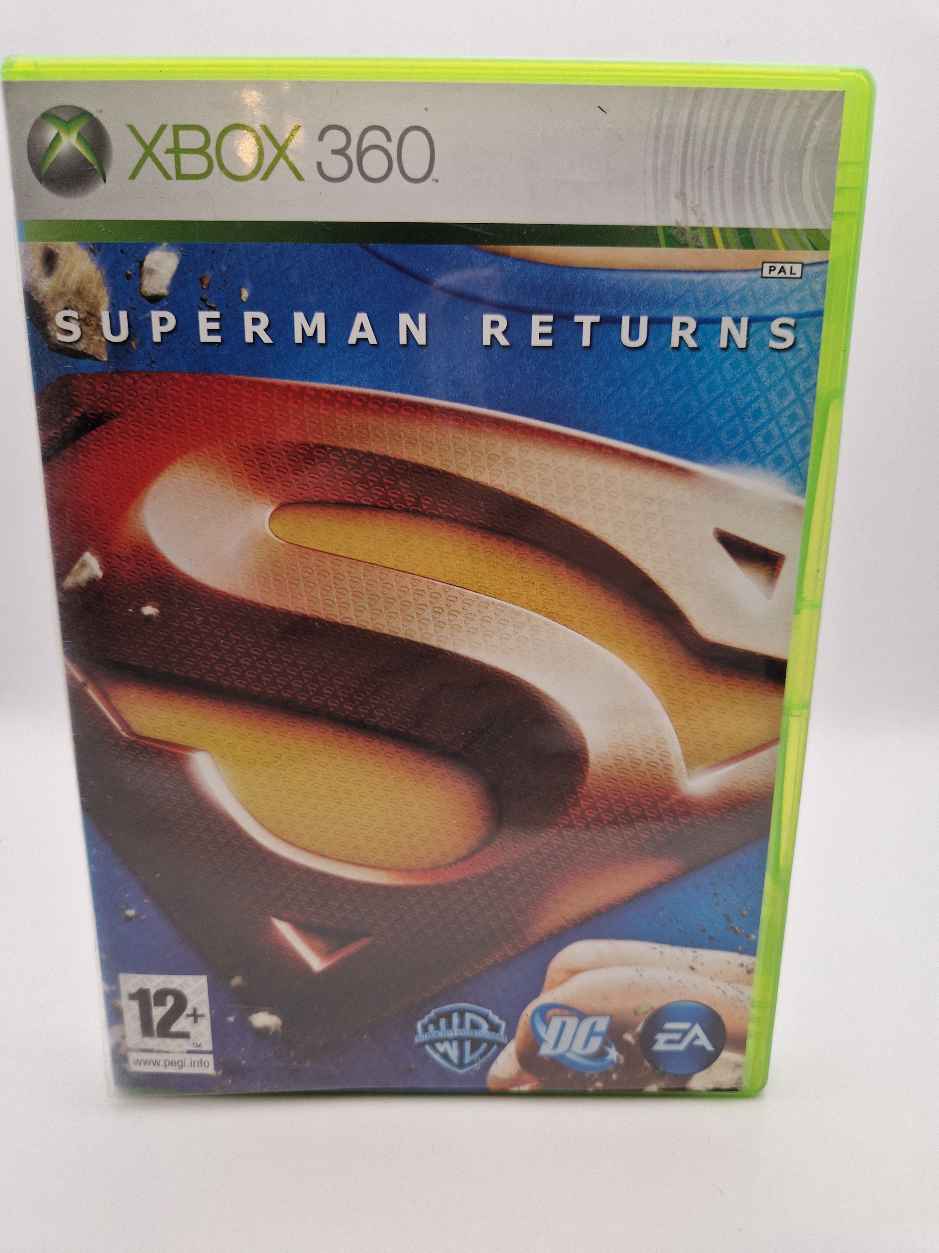 Forside: Superman Returns – original PAL-utgave til Xbox 360