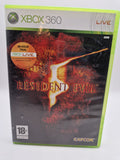 Resident Evil 5 Xbox 360 forside – original PAL