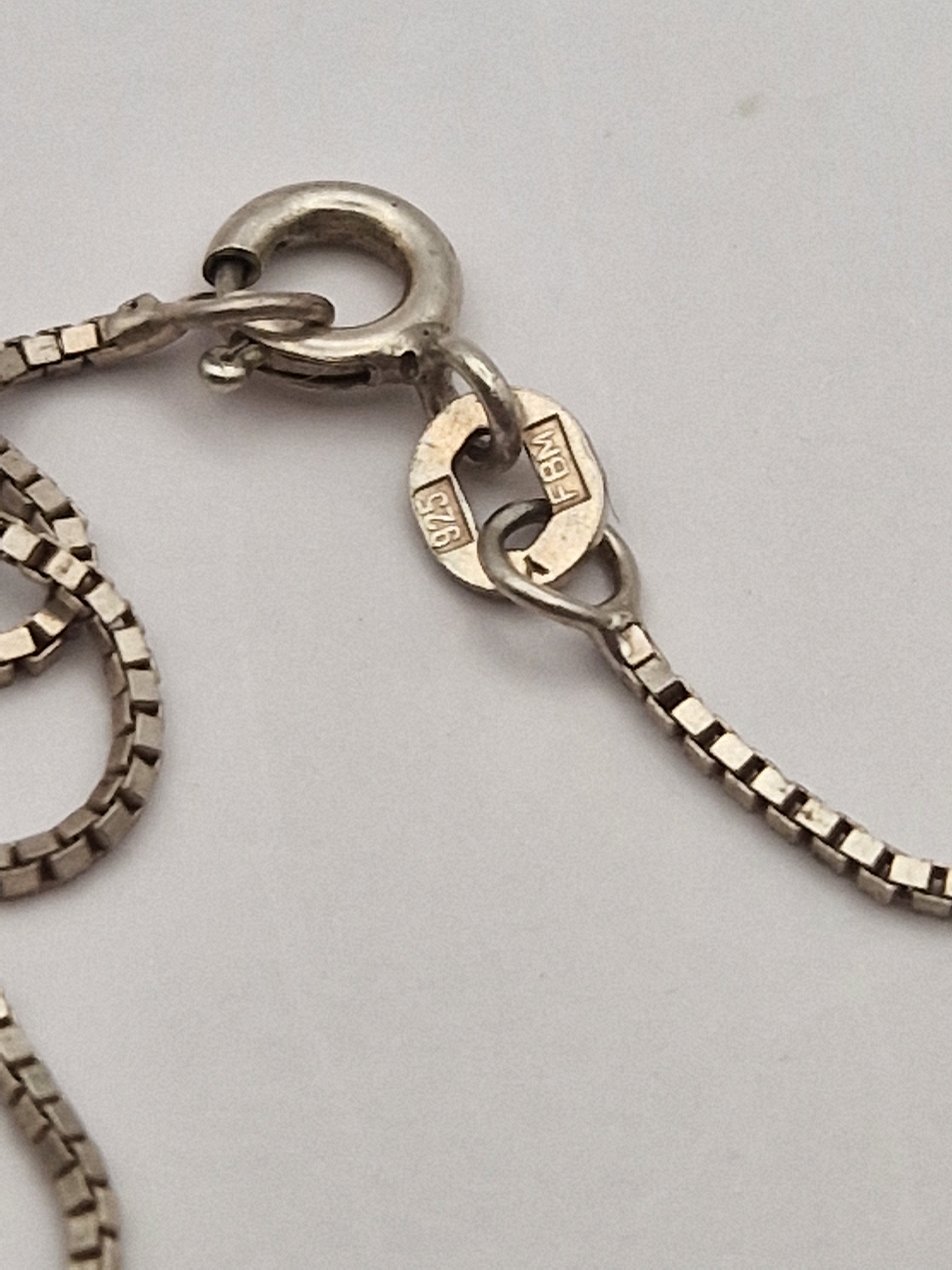 Kjede og lås – stemplet 925