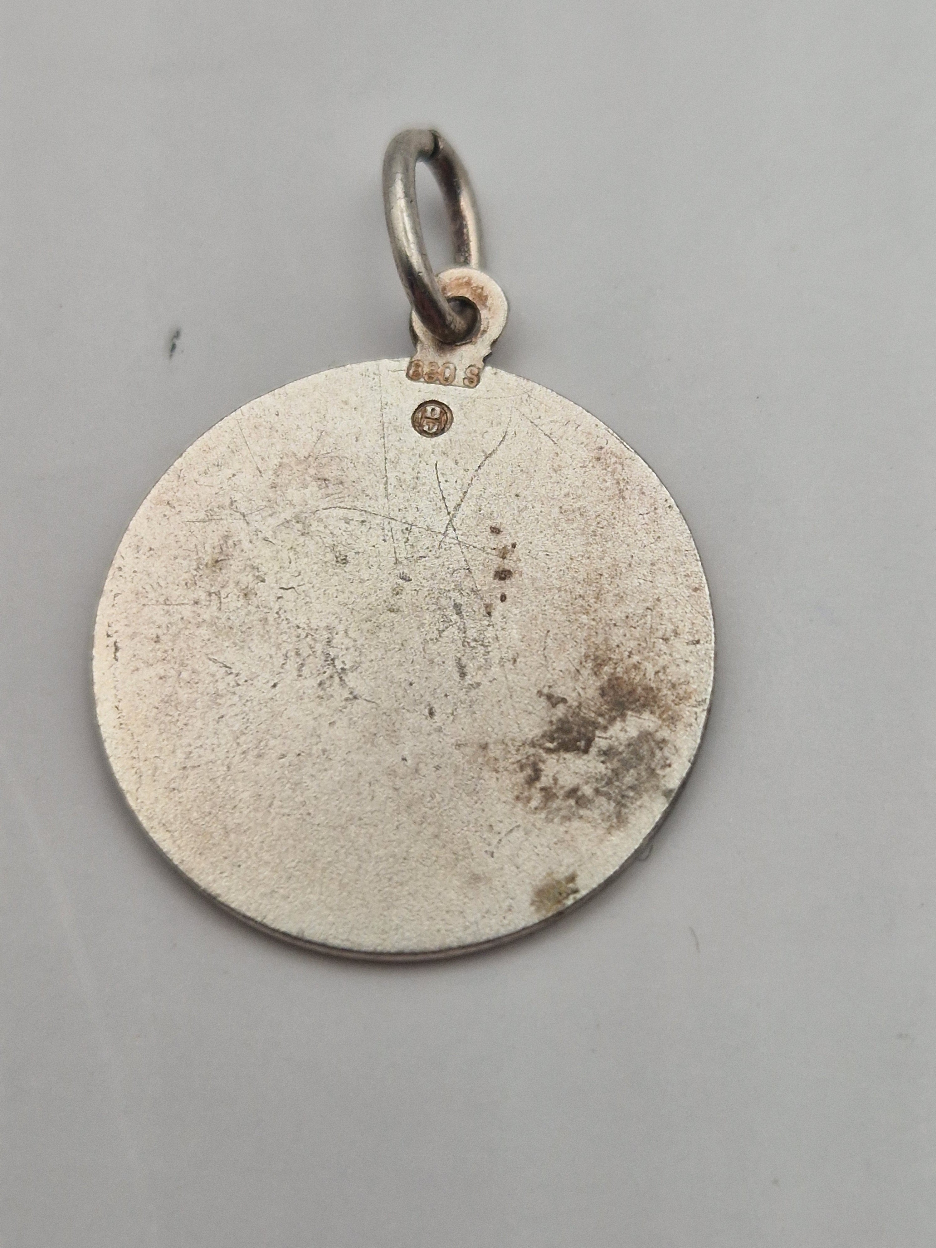 Bakside med 925-stempel – ekte sterling sølv