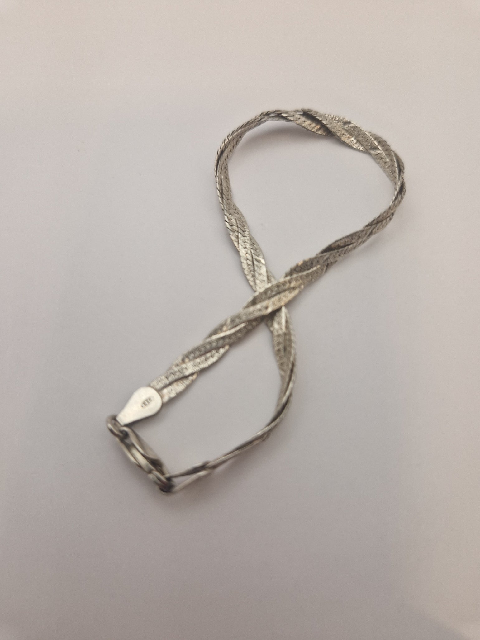 oversiktsbilde 925 sølv armbånd med stempel