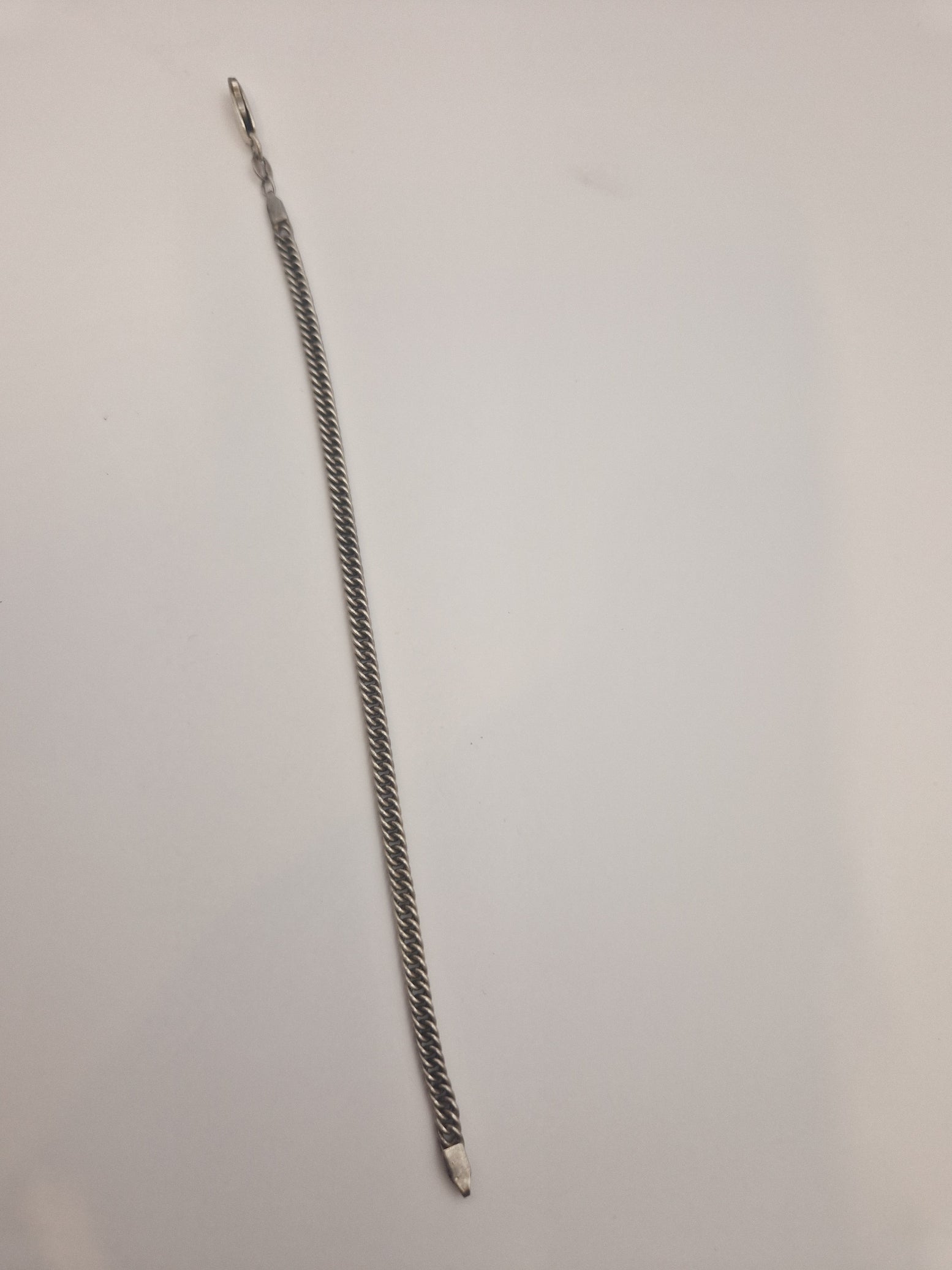 Sølv armlenke 925 i full lengde – tydelig visning av kjedemønster