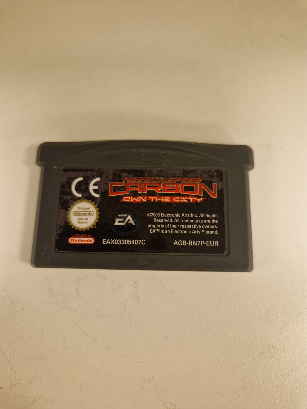 Need for Speed: Carbon – Own the City – original spillkassett (front)