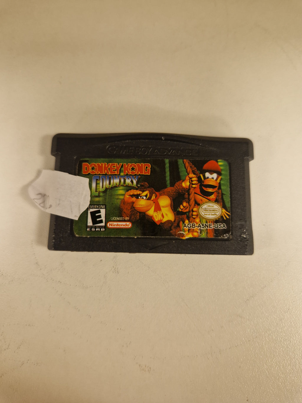 Forside av Donkey Kong Country GBA-kassett