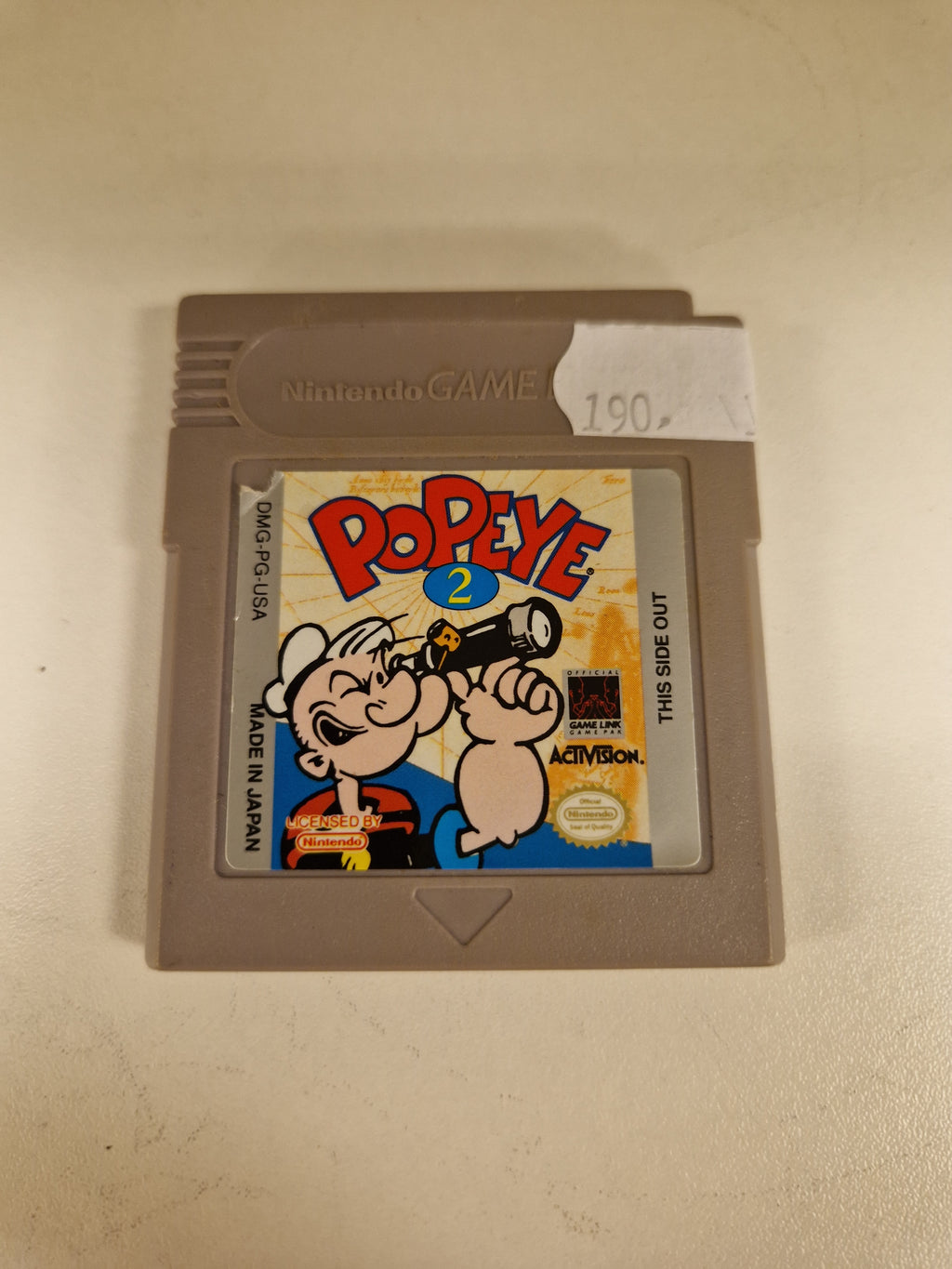 Popeye 2 – original etikett front