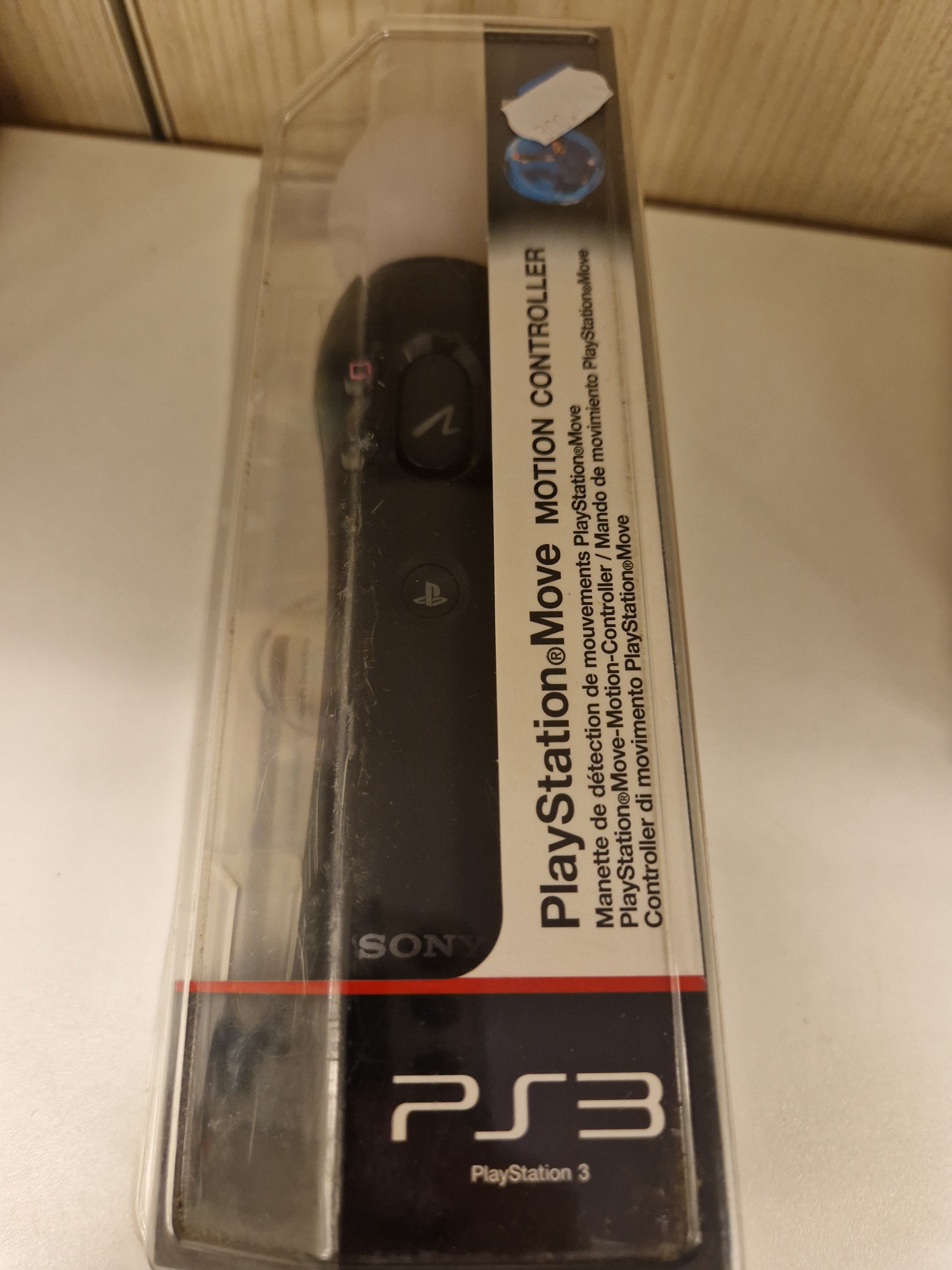 Sidevisning av emballasje og kontroller