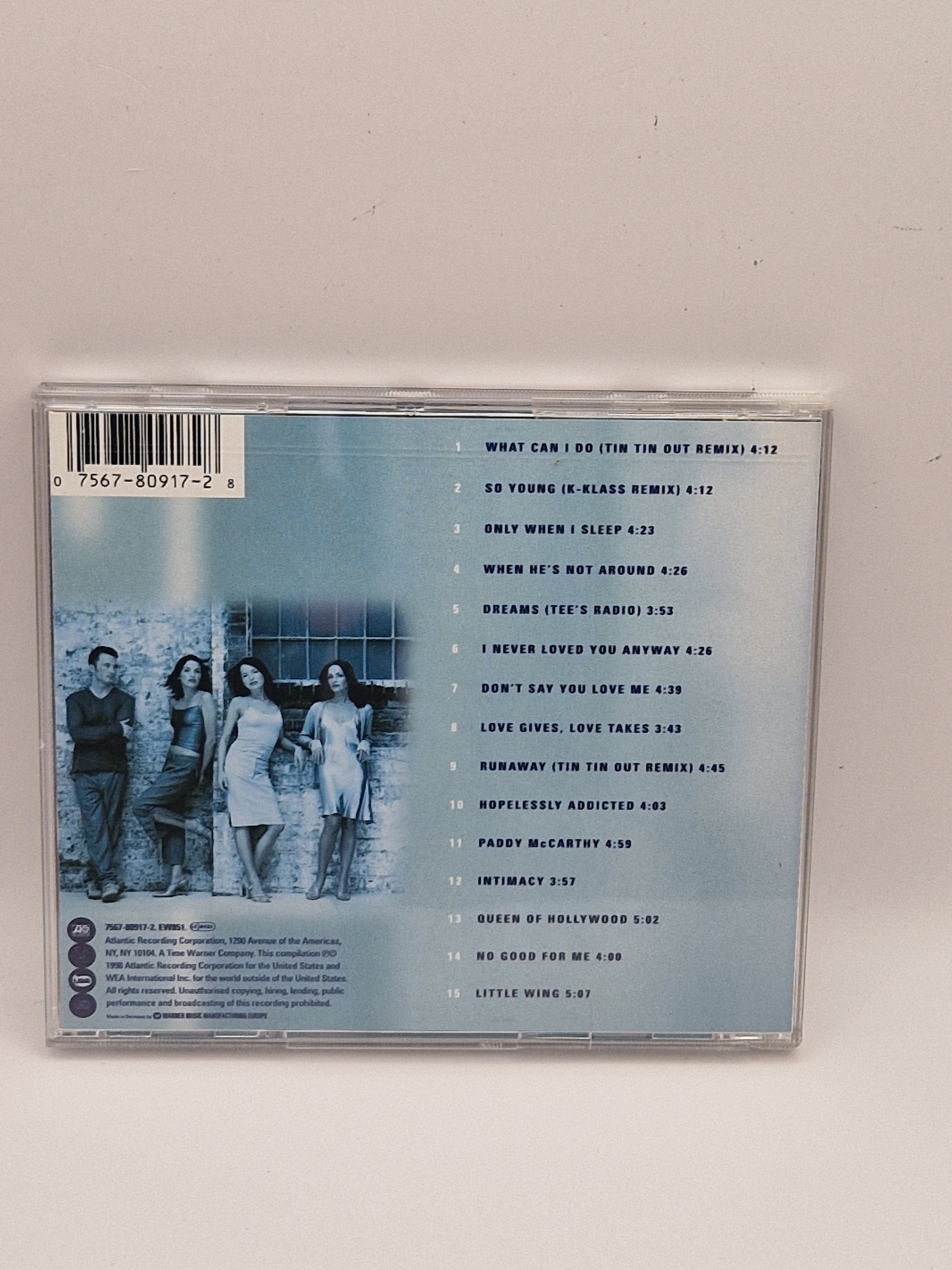 Bakside: The Corrs – In Blue CD bakside