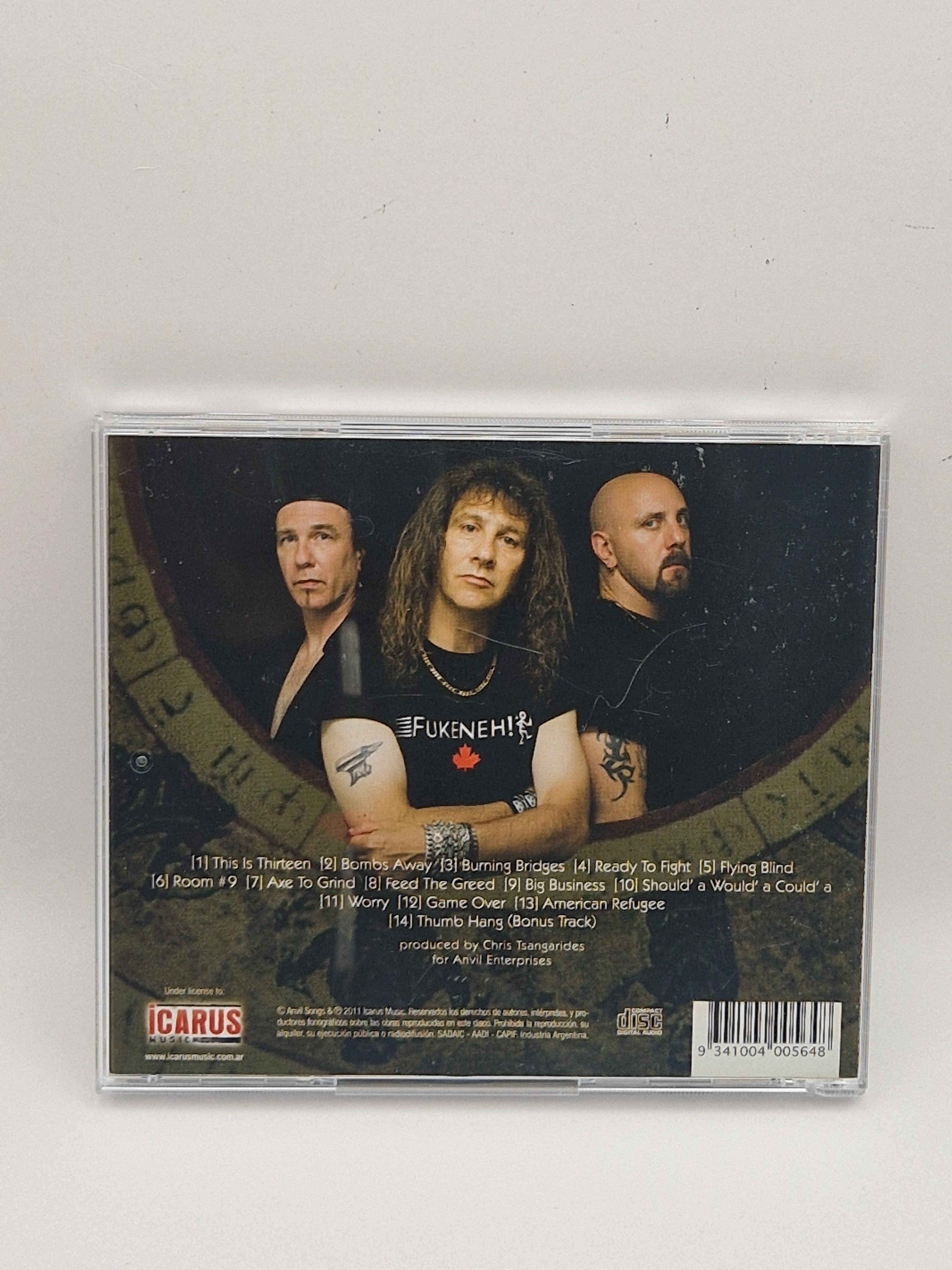 Anvil, This Is Thirteen, bakside