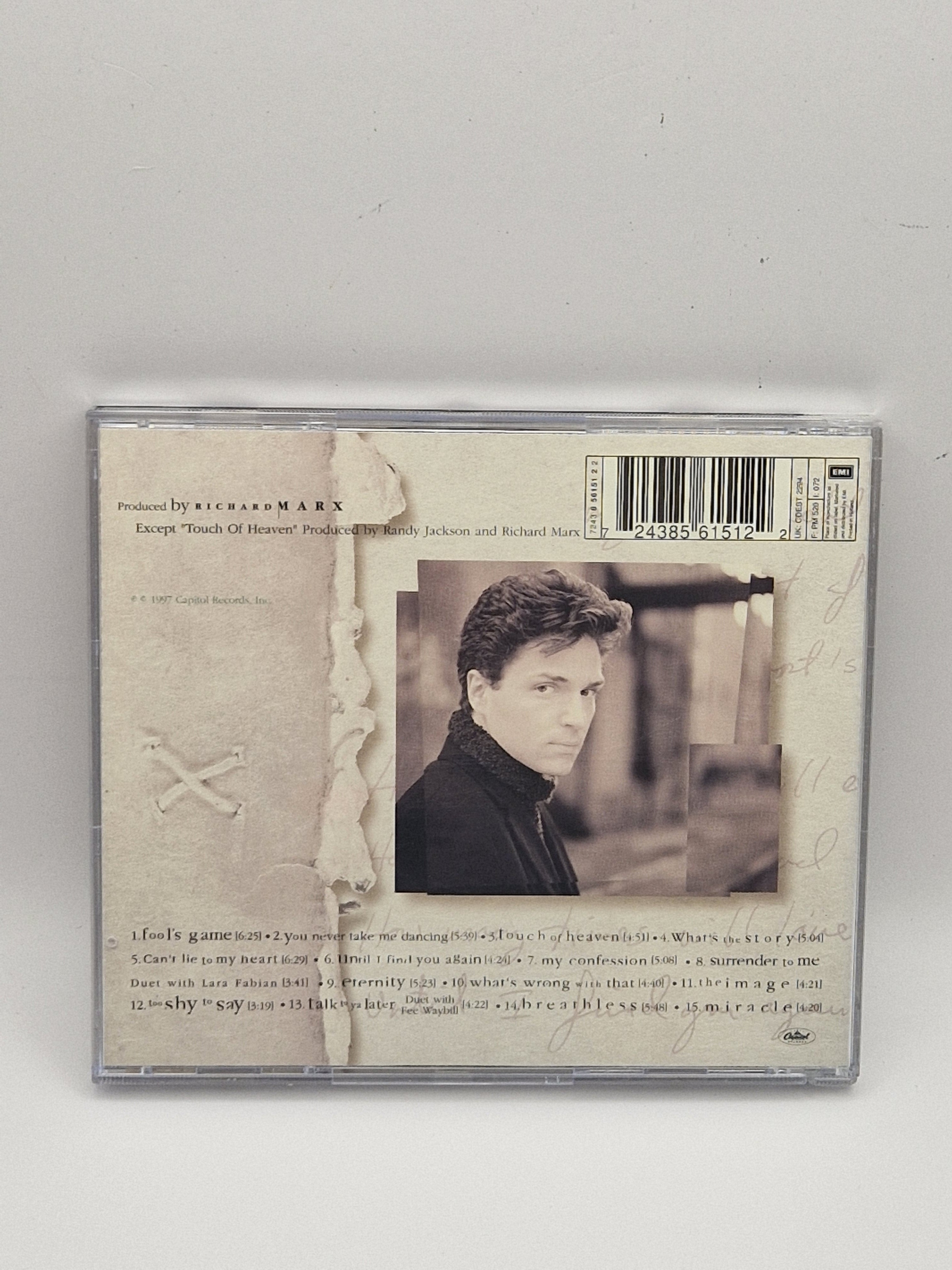 Richard Marx – Flesh And Bone bakside 