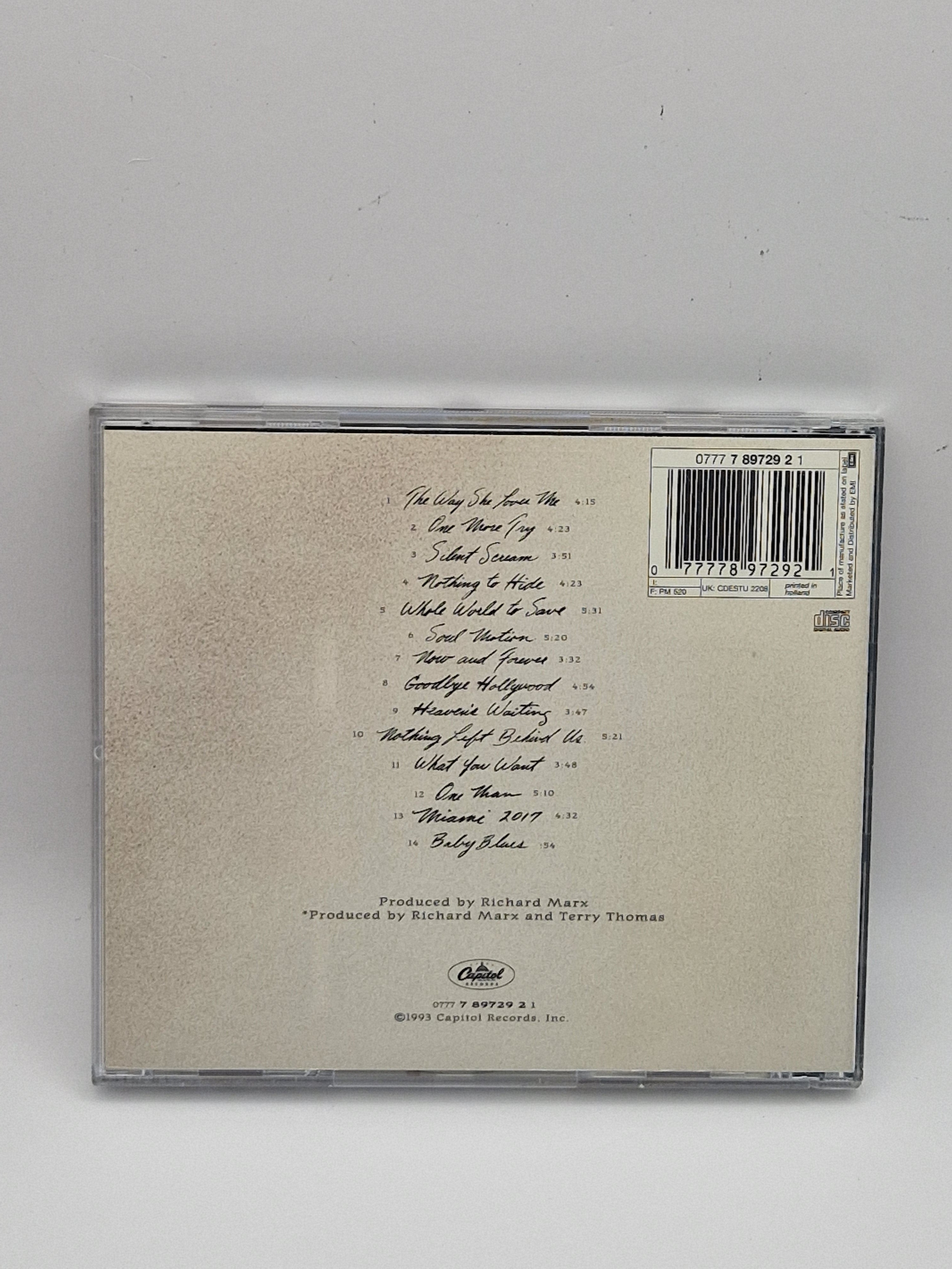 Richard Marx – Paid Vacation, bakside