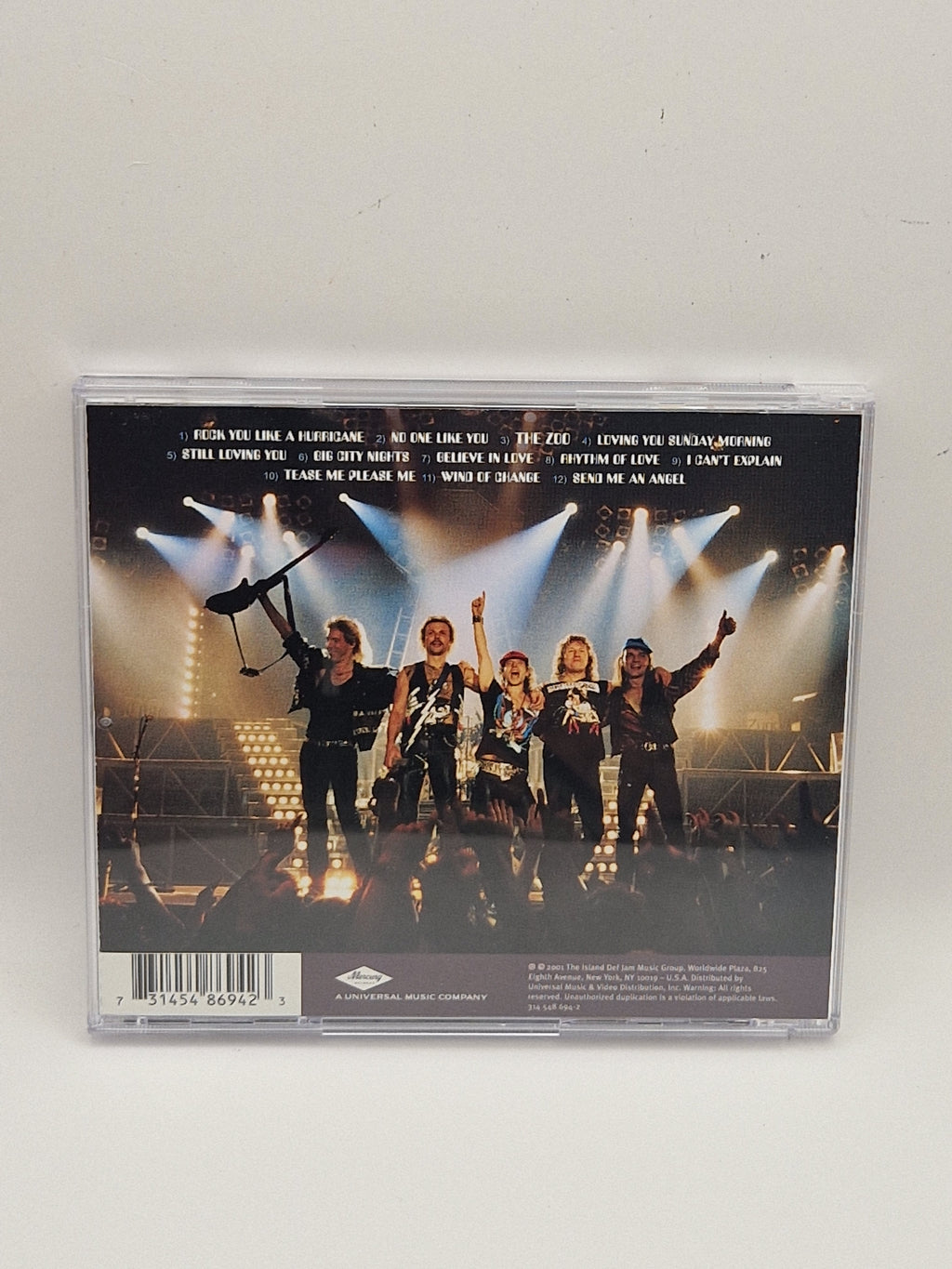 Scorpions – The Best Of Scorpions, bakside