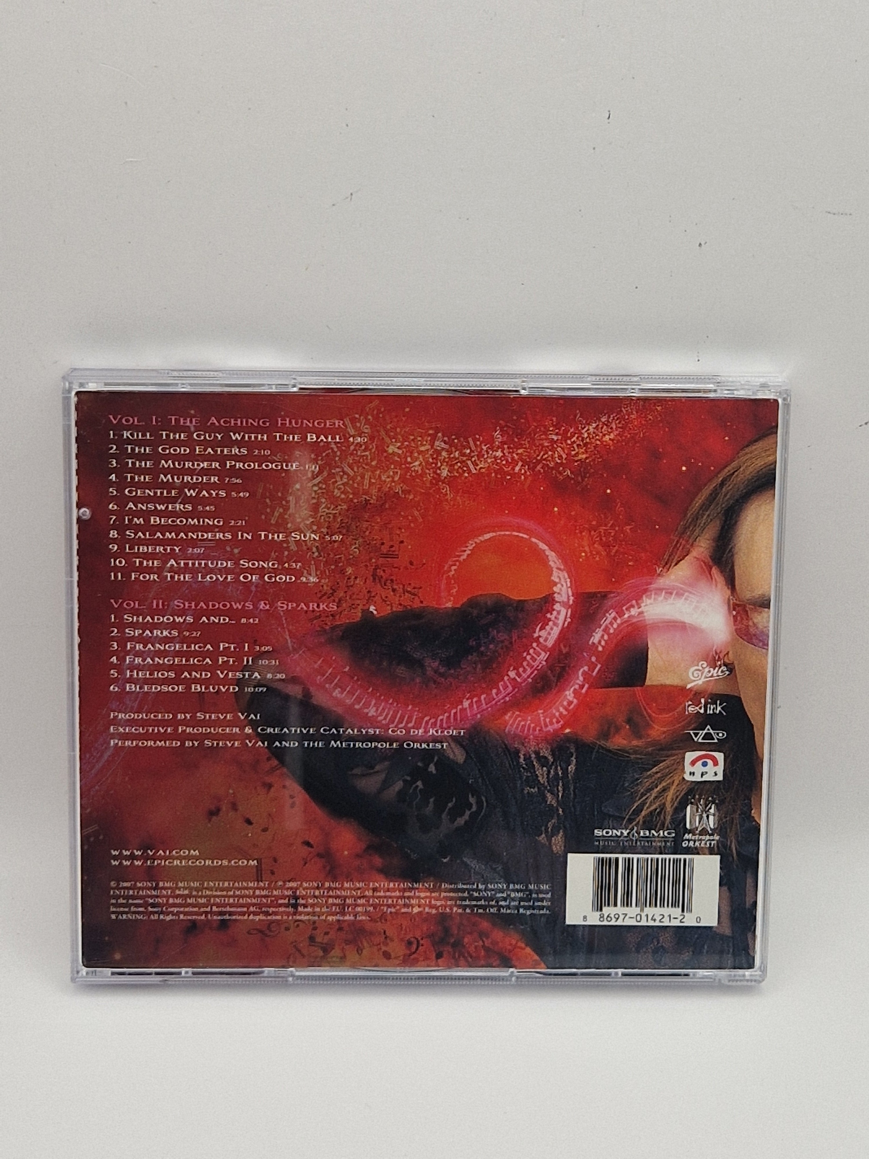 Steve Vai – Sound Theories Vol. I & II bakside