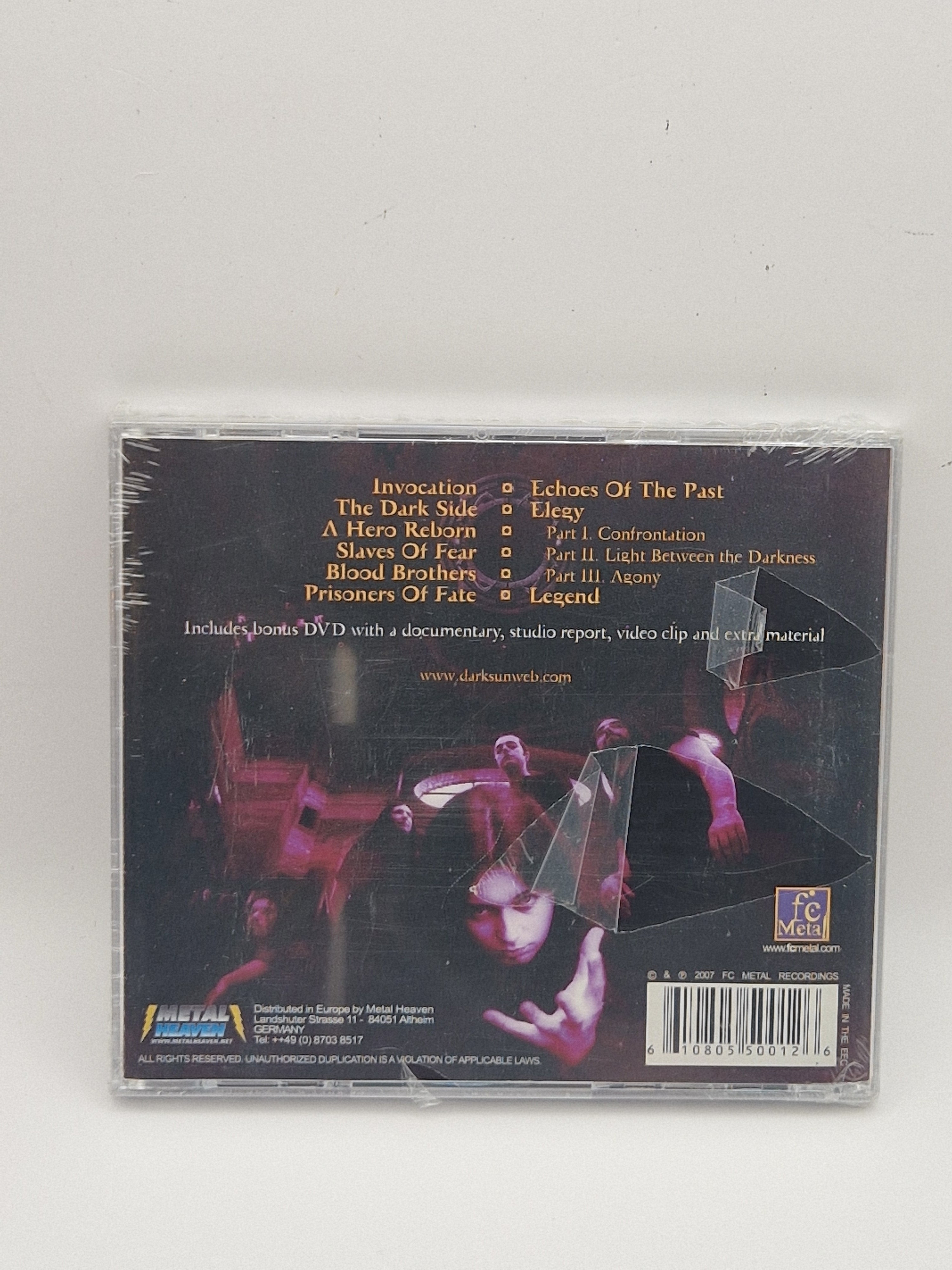 Darksun – The Dark Side bakside med låter