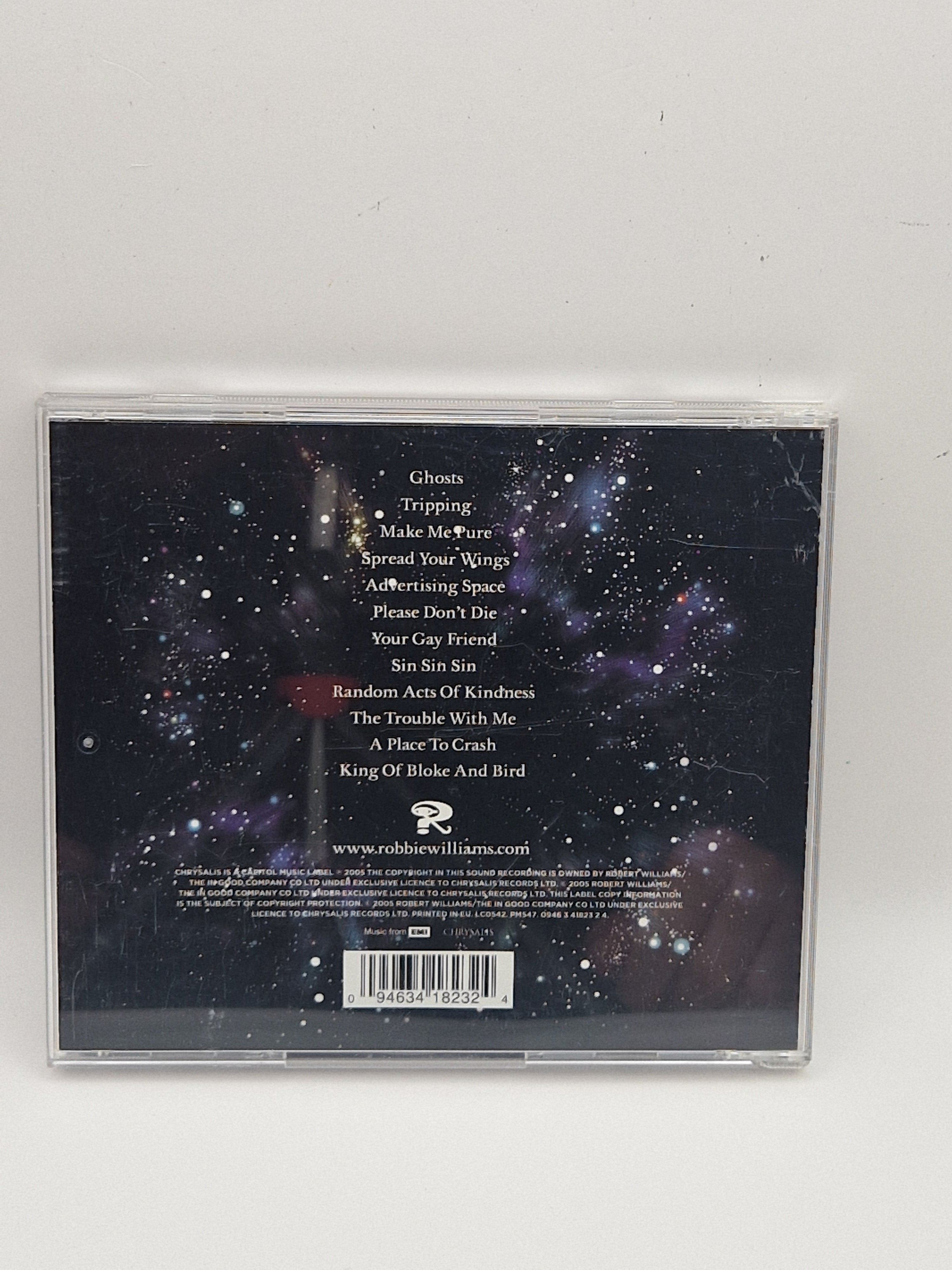 Robbie Williams – Intensive Care, bakside med låter