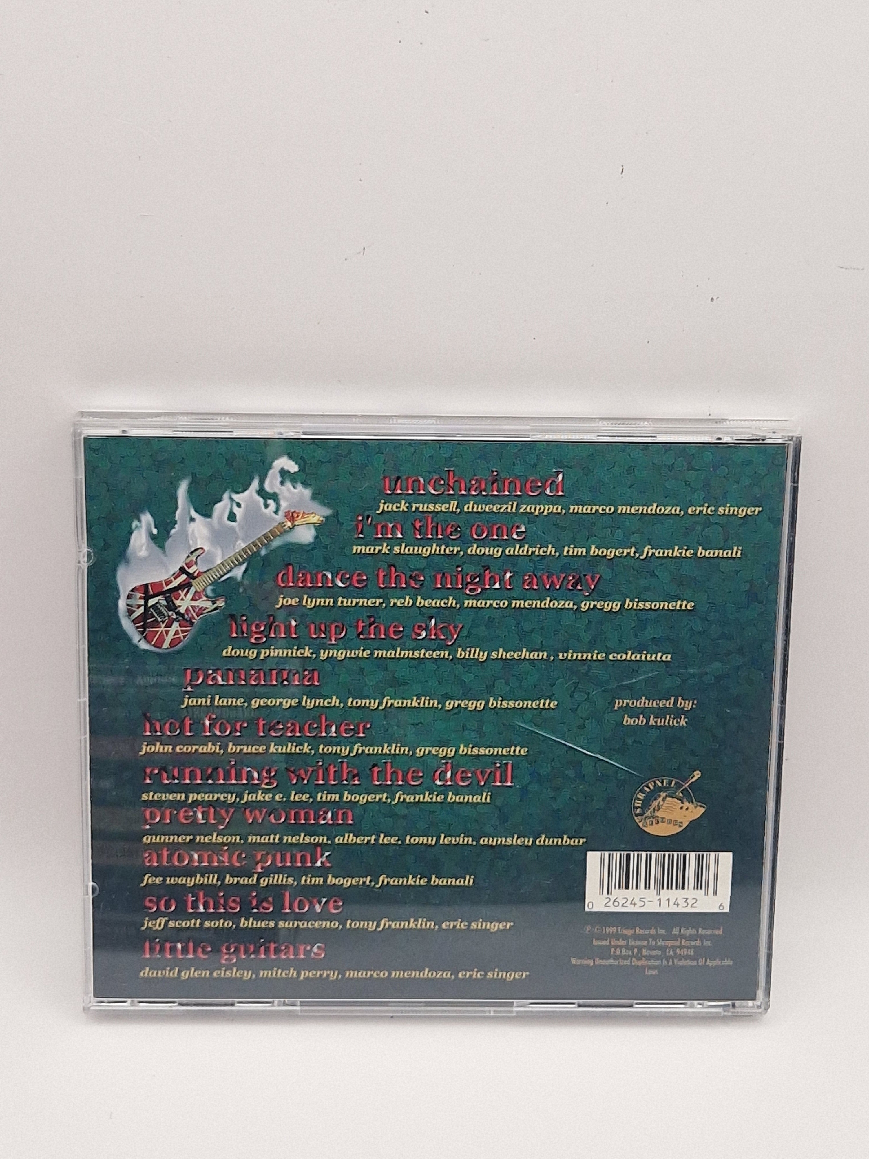 Various – Little Guitars - A Tribute To Van Halen, bakside med låter