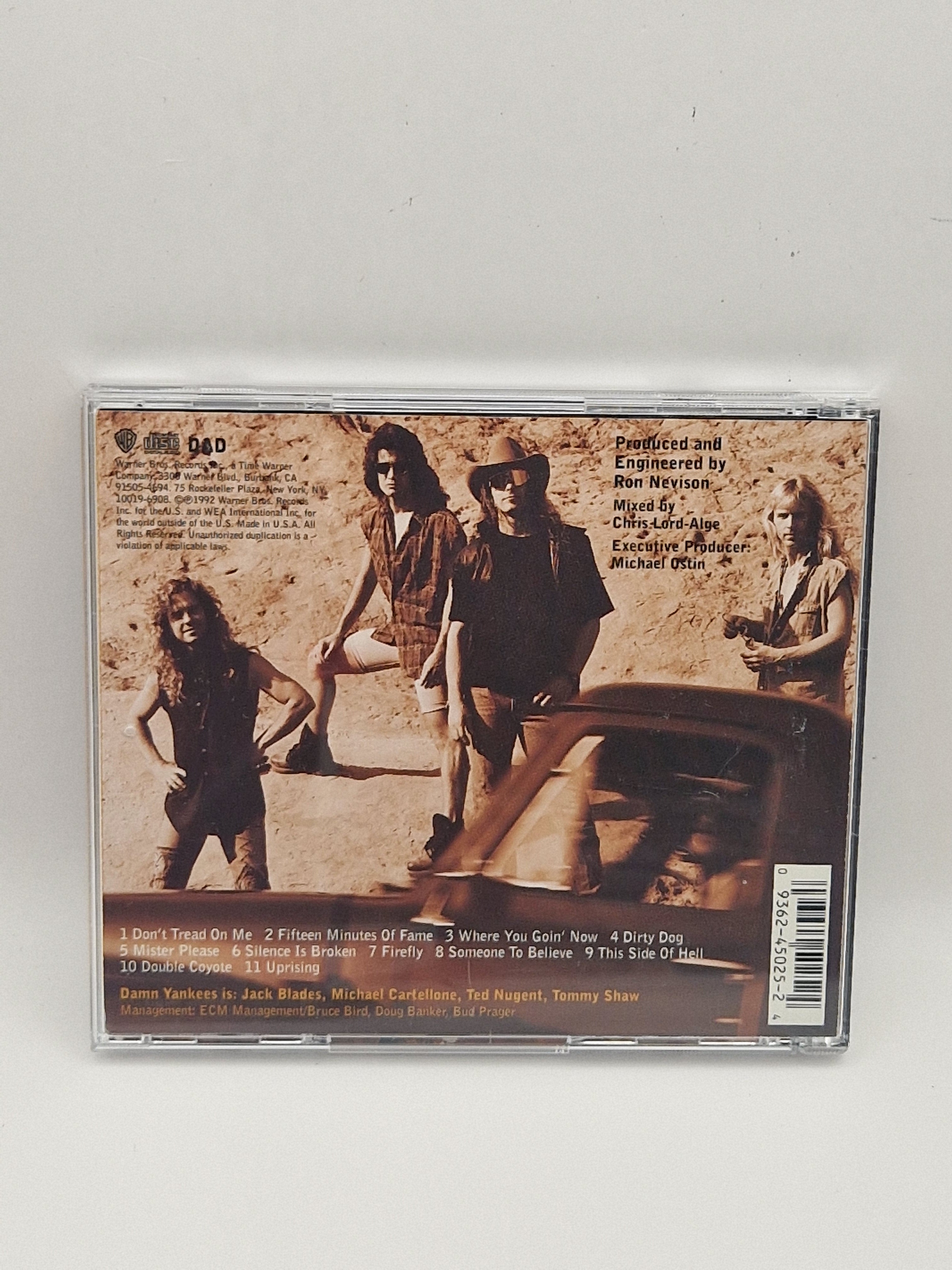 Damn Yankees – Don't Tread, bakside med låter