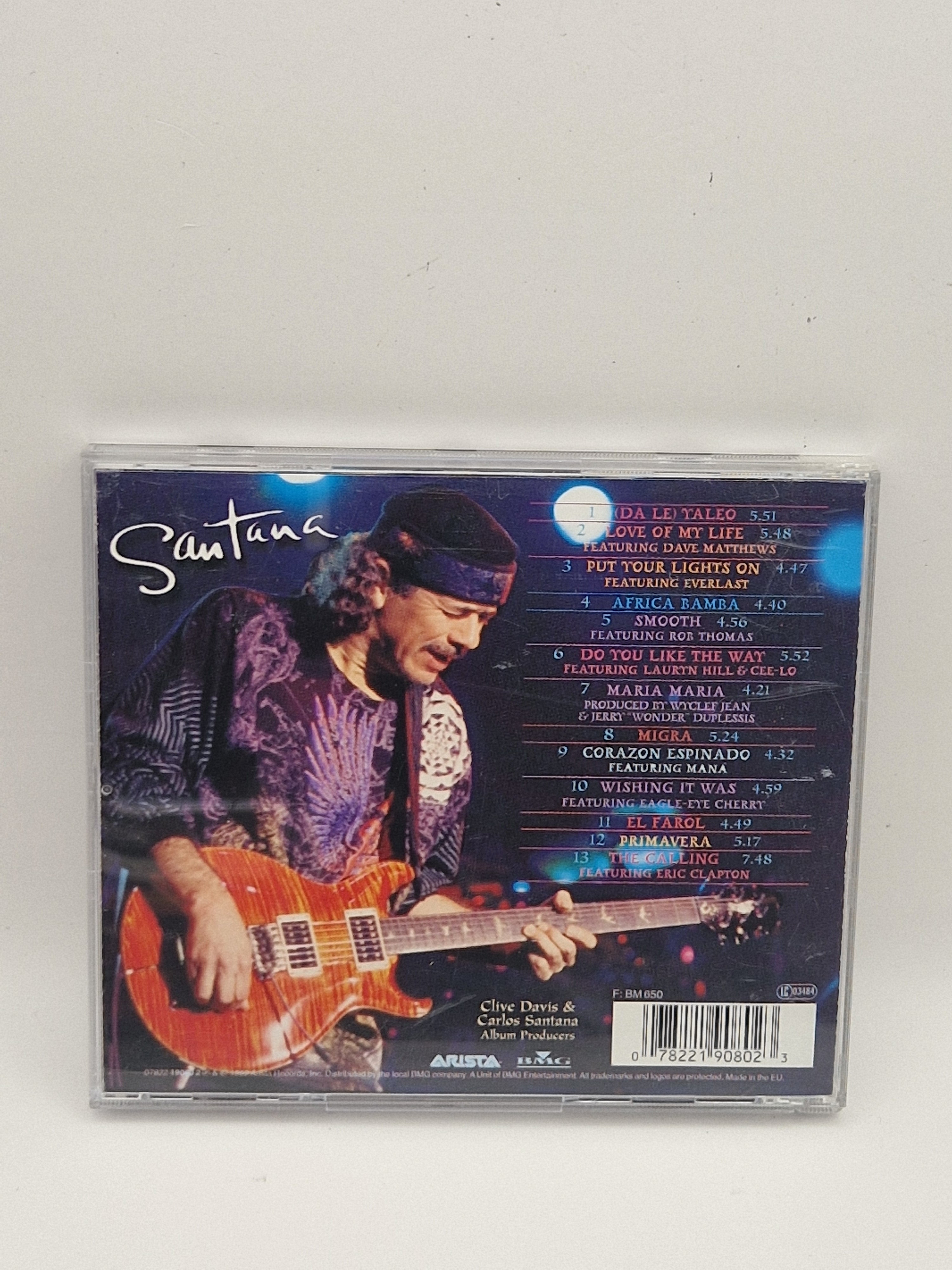 Santana – Supernatural bakside med låter