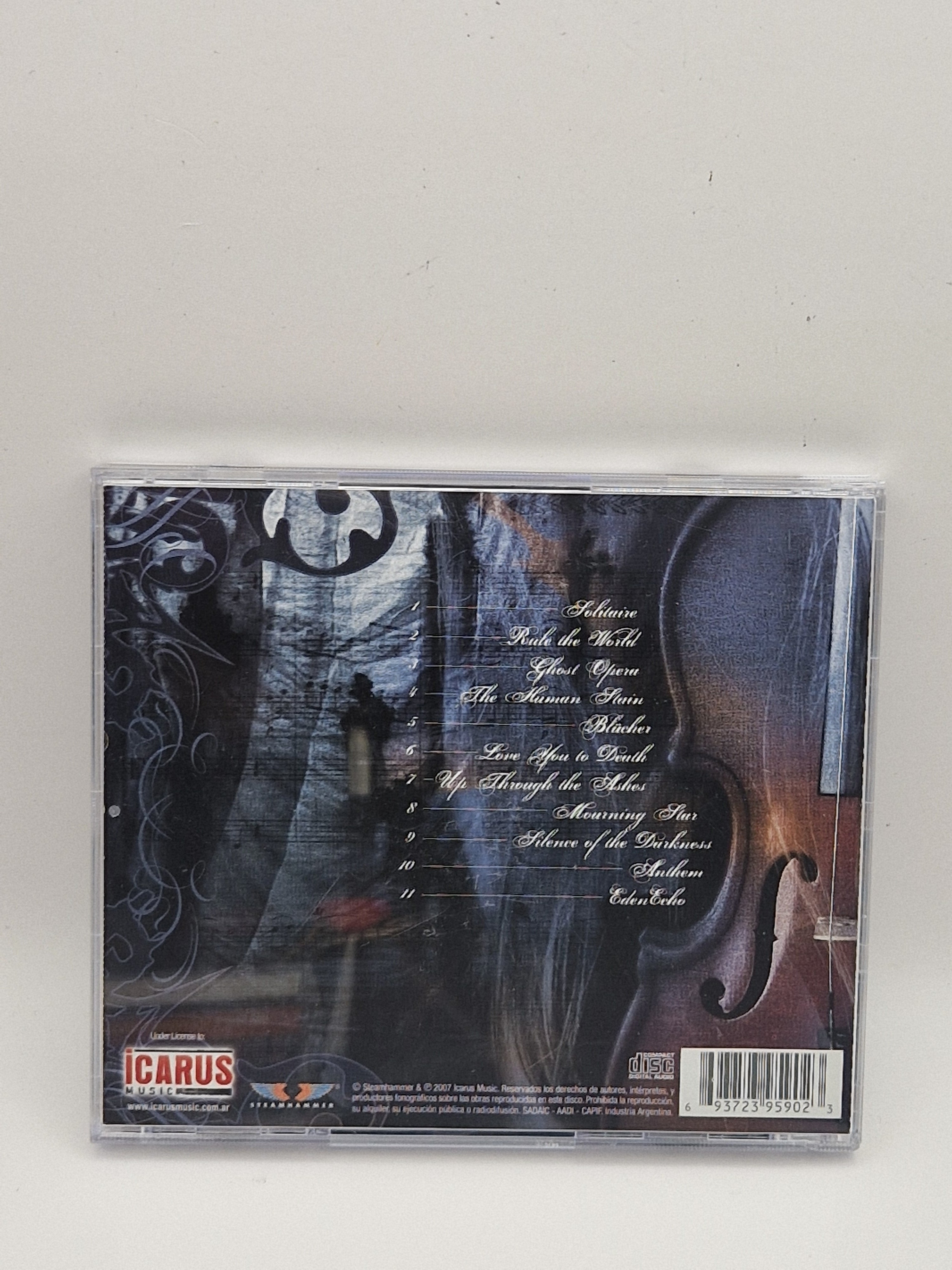 Kamelot – Ghost Opera, bakside med låter