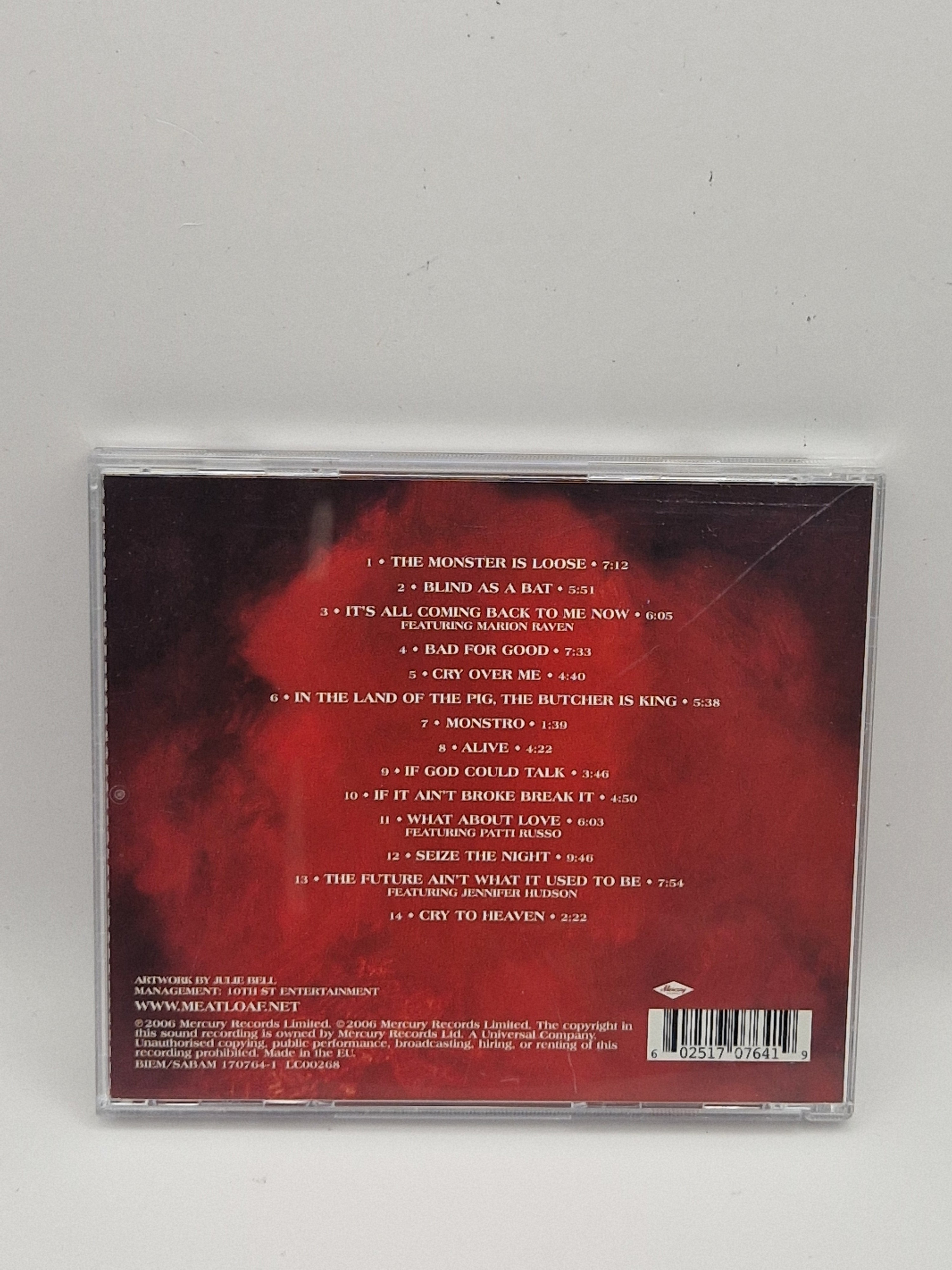 Meat Loaf – Bat Out Of Hell III - The Monster Is Loose bakside med låter