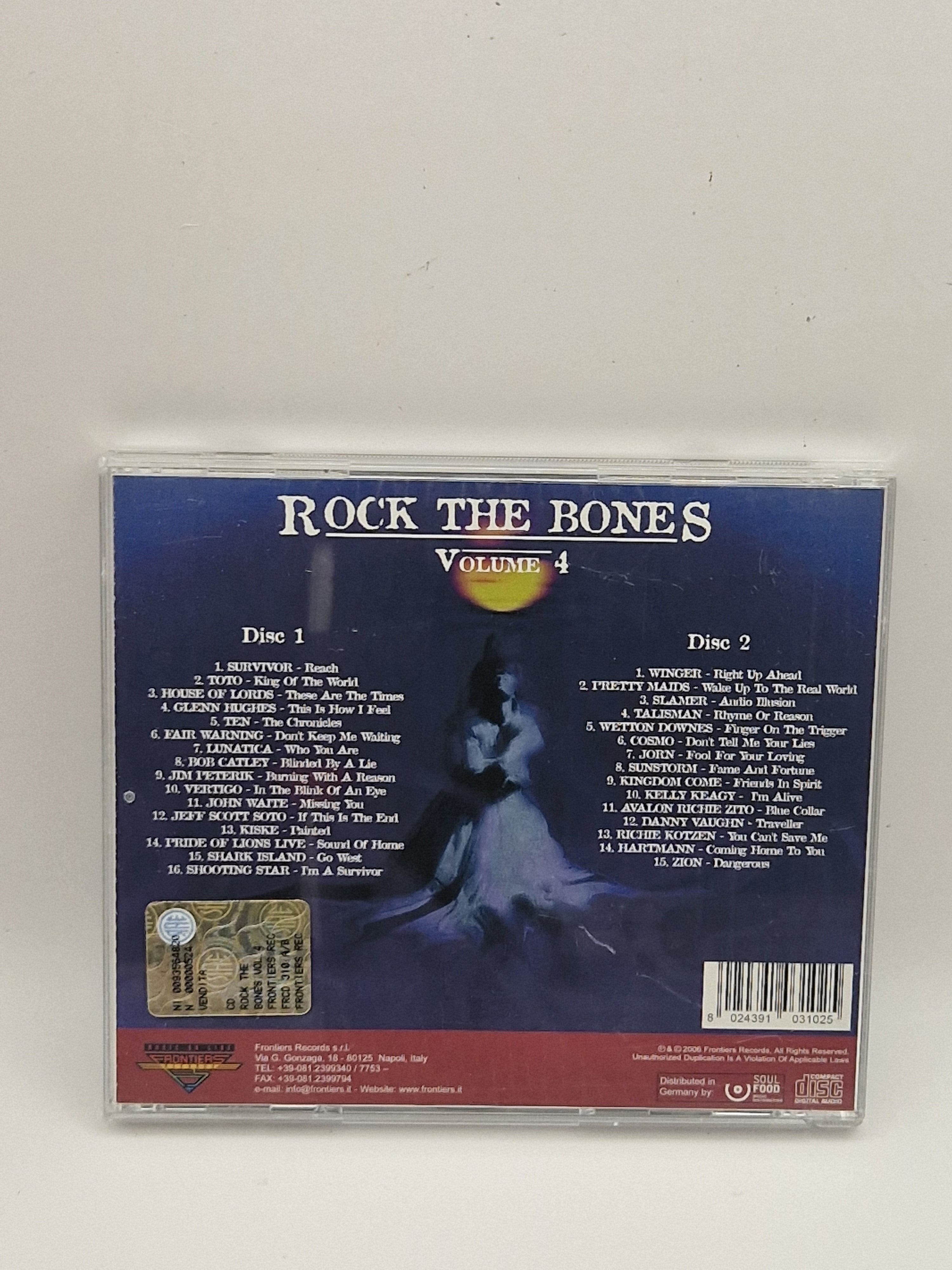 Various – Rock The Bones Volume 4 bakside med låter