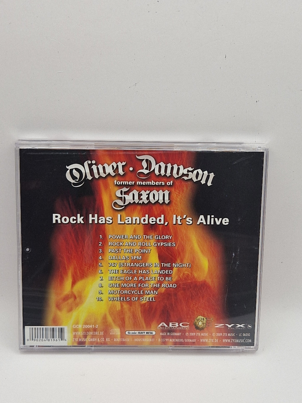 Oliver/Dawson Saxon – Rock Has Landed, It's Alive bakside med låter