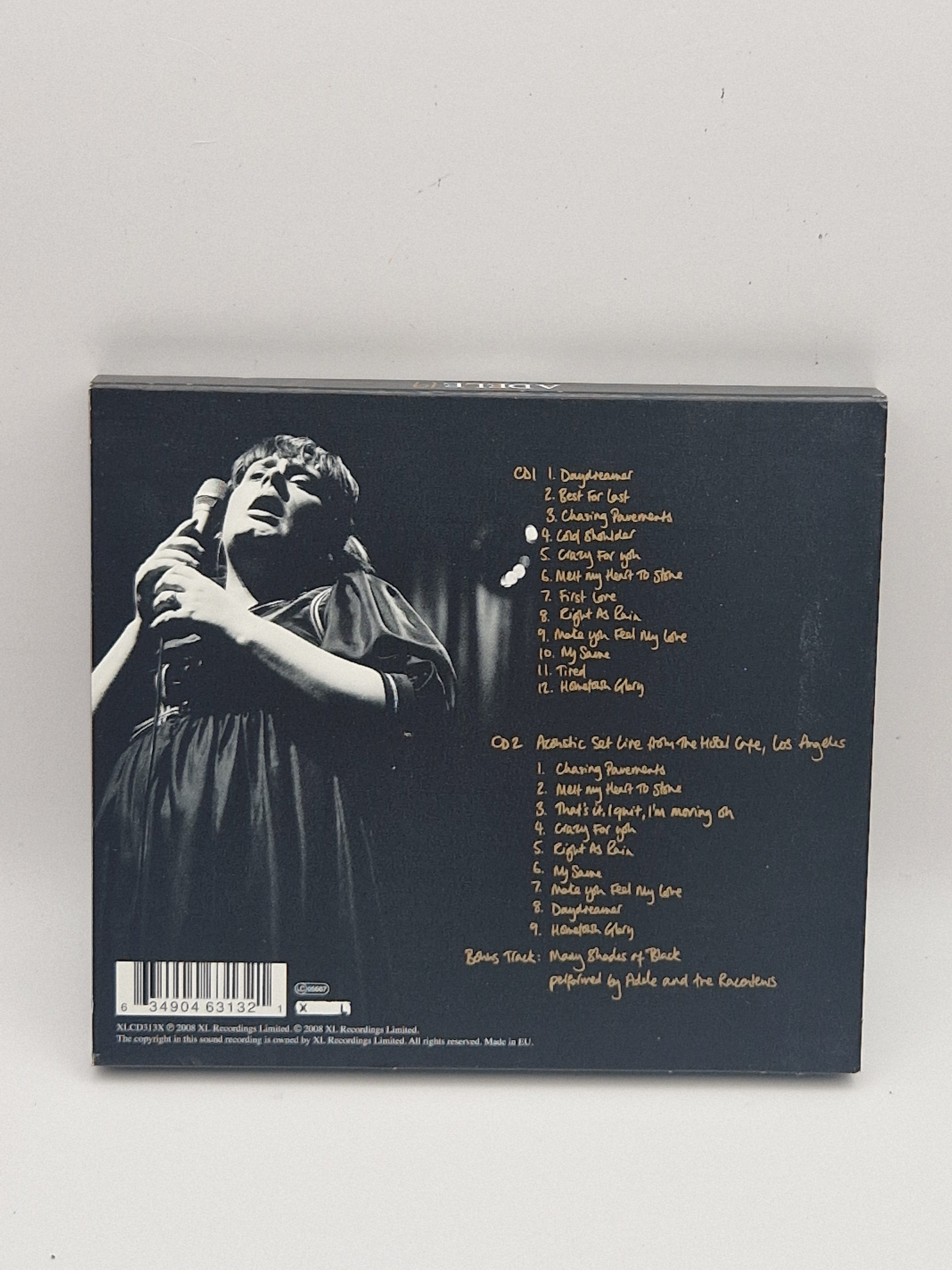 Adele – 19 (Expanded Edition) | CD bakside med låter