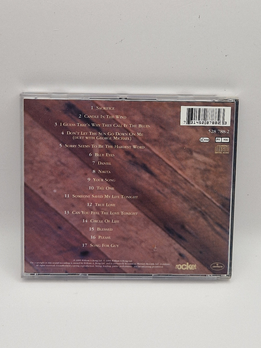 Elton John – Love Songs bakside med låter