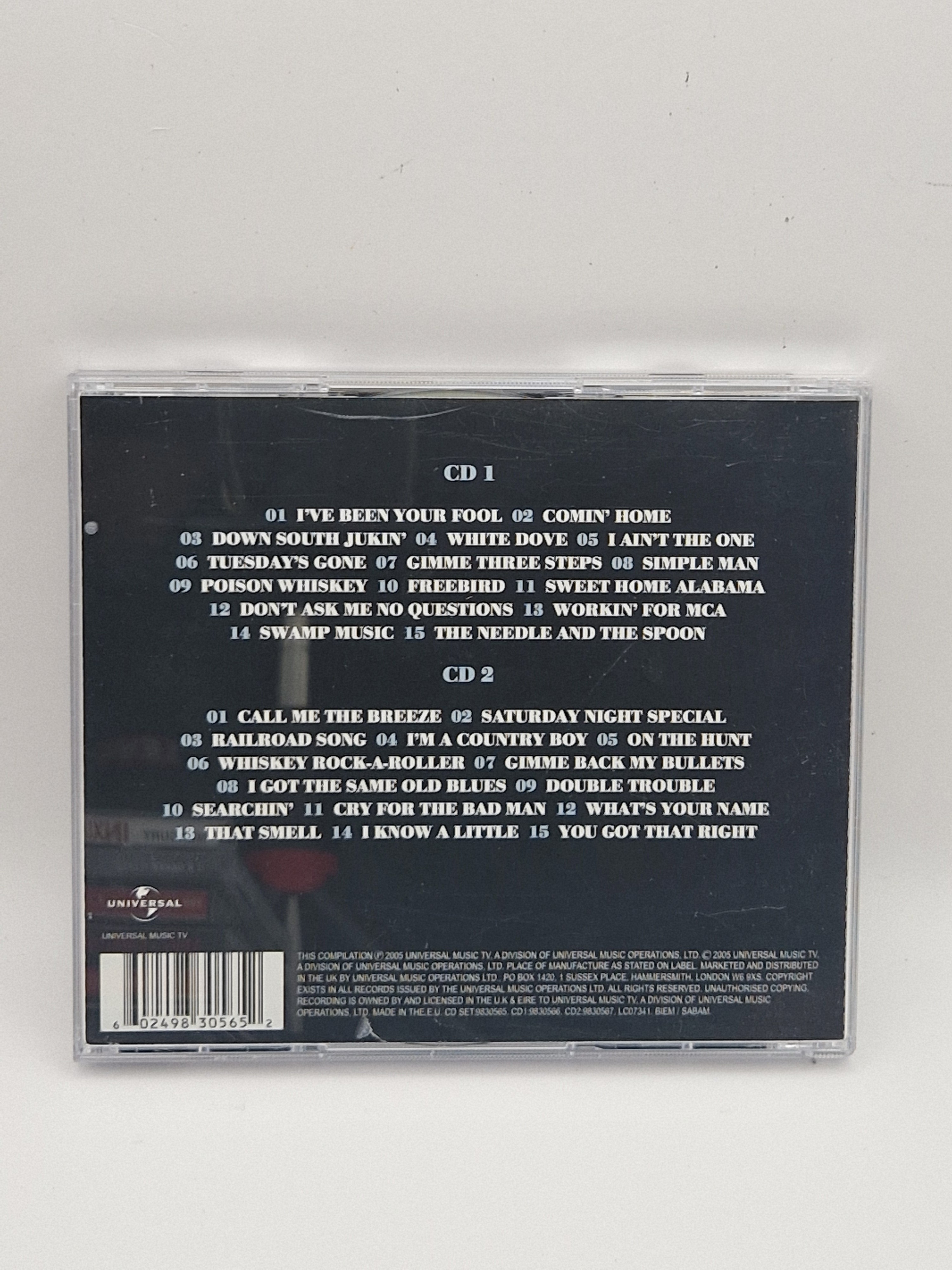 Lynyrd Skynyrd – Greatest Hits bakside med låter