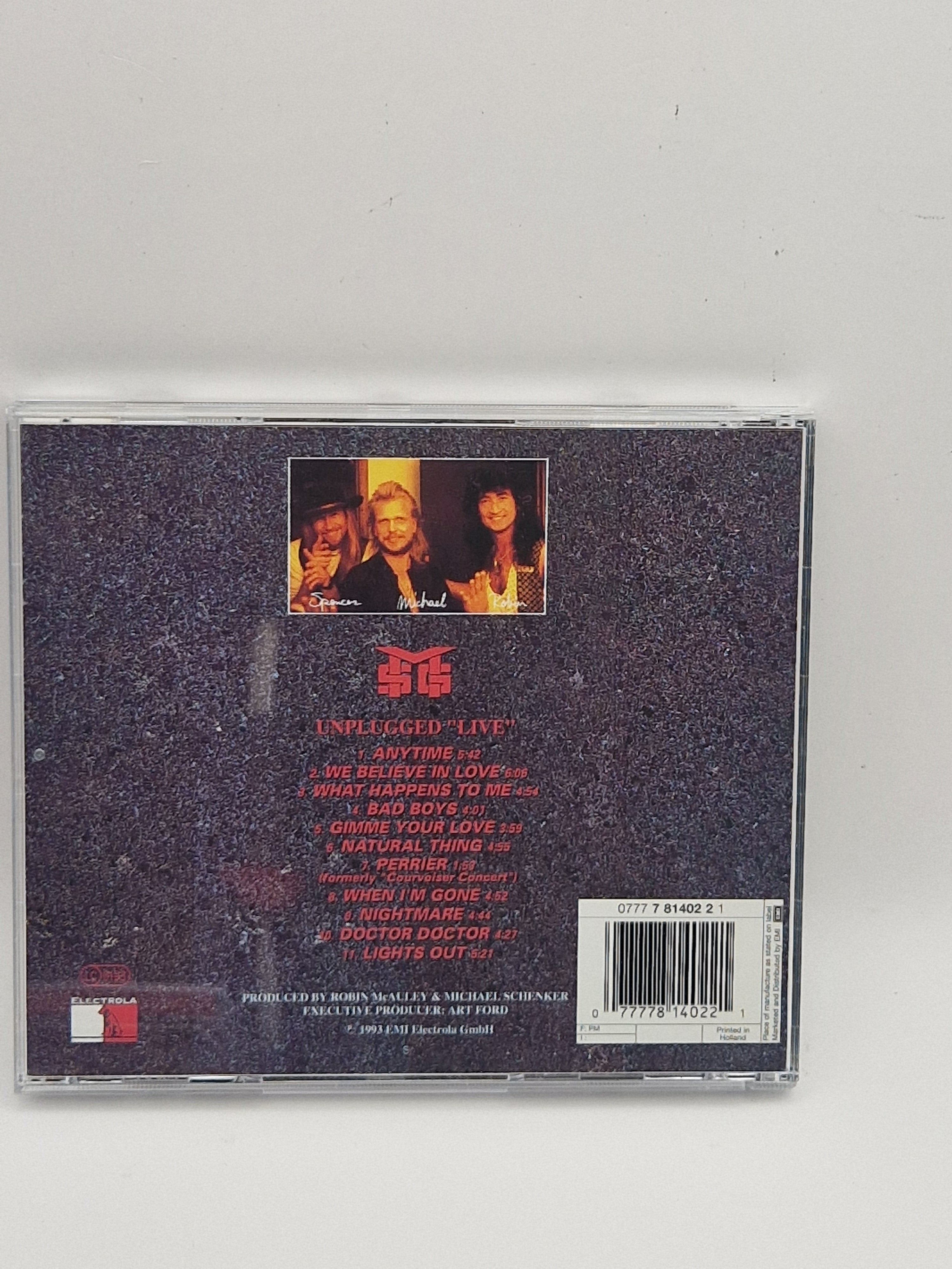 McAuley Schenker Group – Unplugged  "Live" bakside med låter