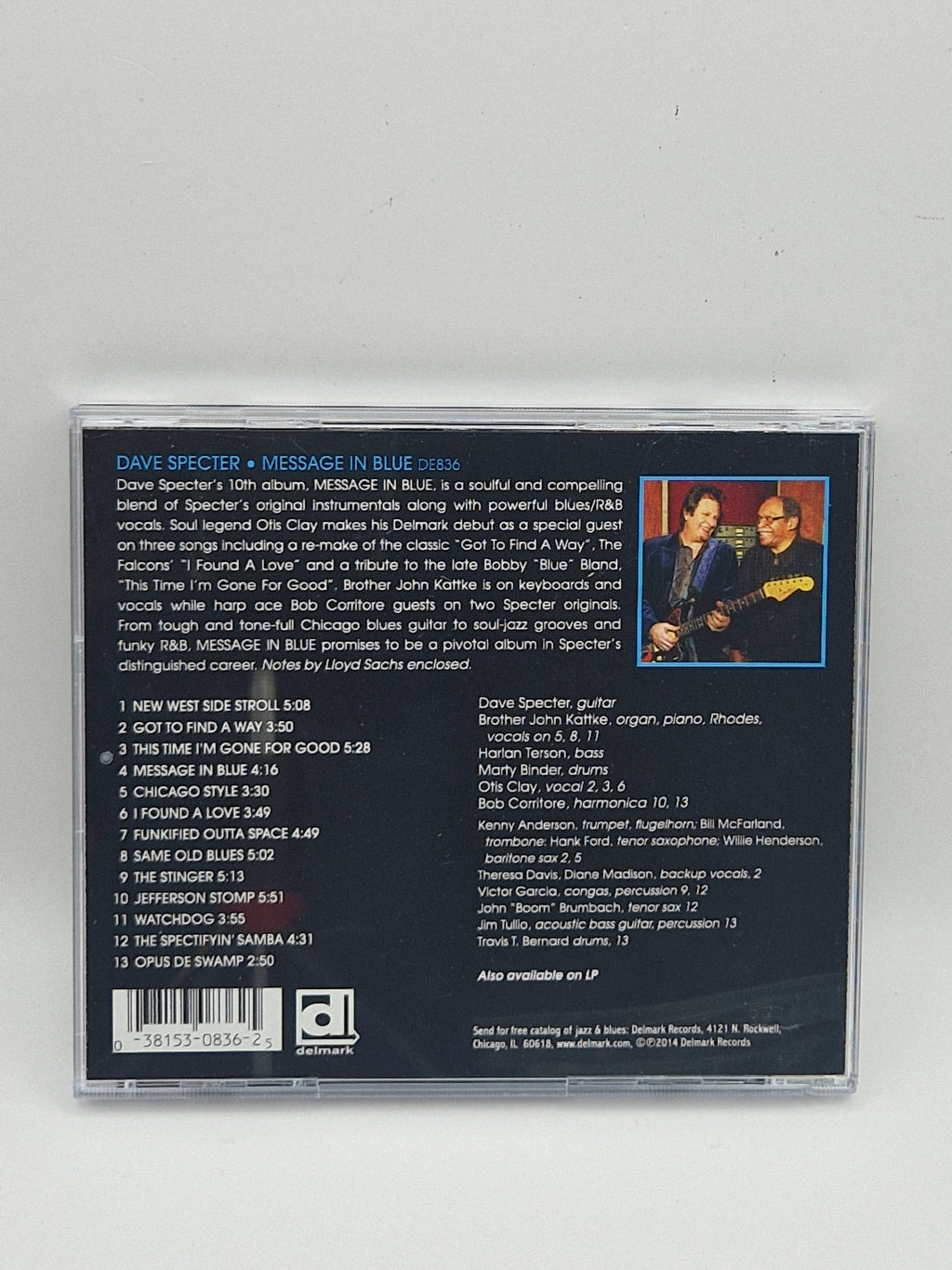 Dave Specter With Otis Clay, Brother John Kattke, Bob Corritore – Message In Blue bakside med låter