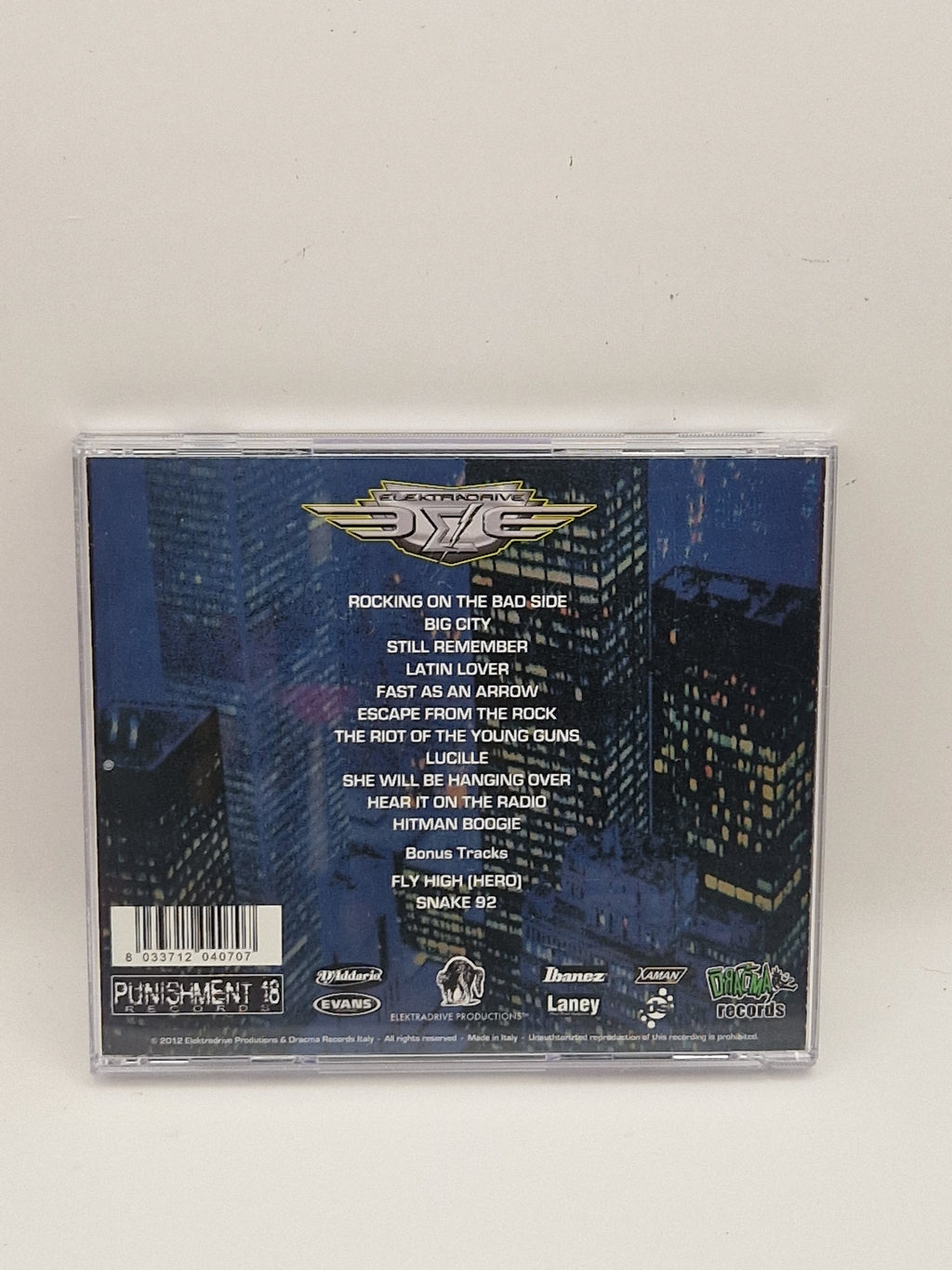 Elektradrive – Big City - XX Anniversary bakside