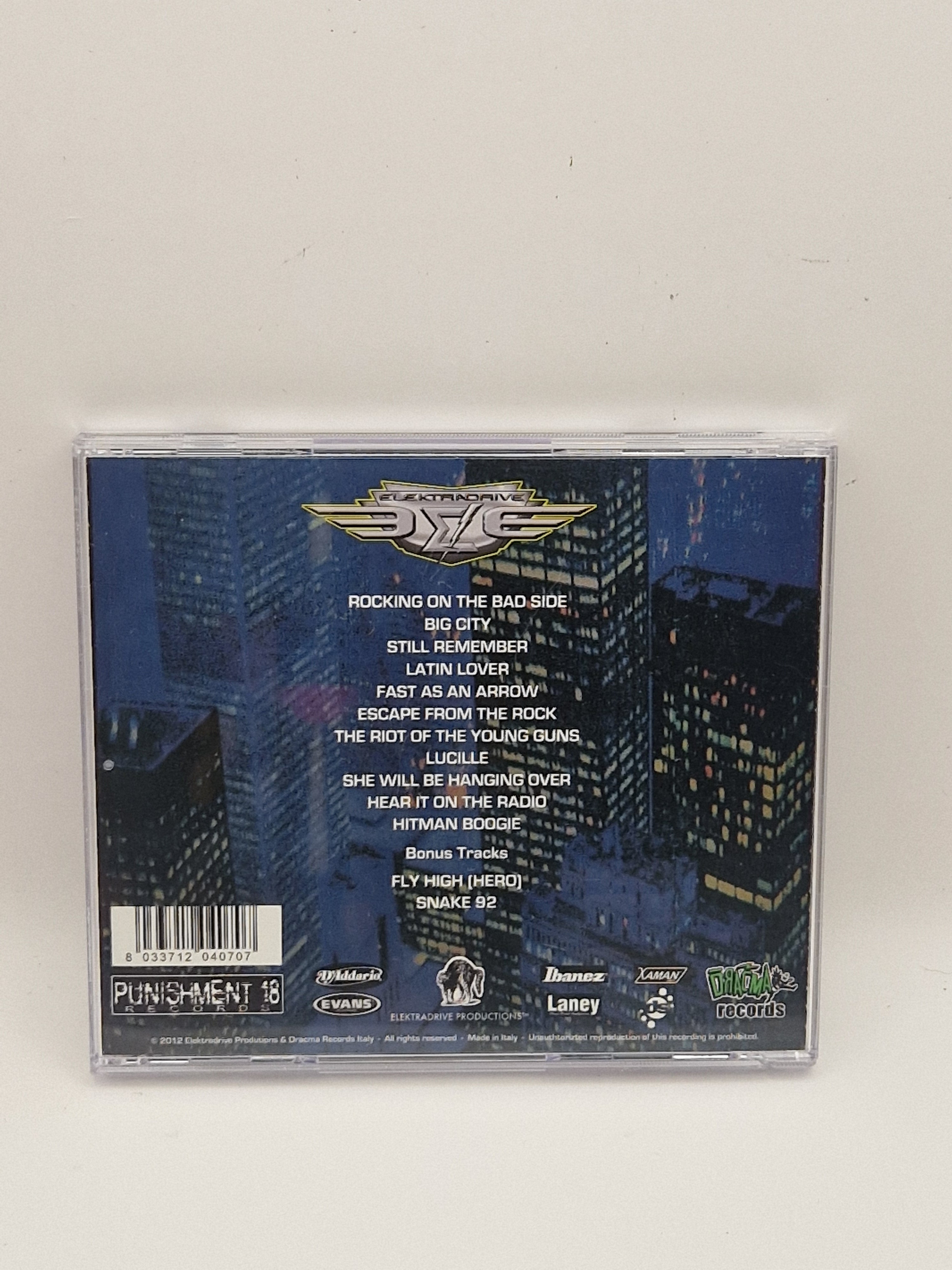 Elektradrive – Big City - XX Anniversary bakside