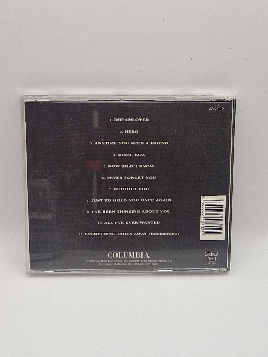 Mariah Carey – Music Box bakside