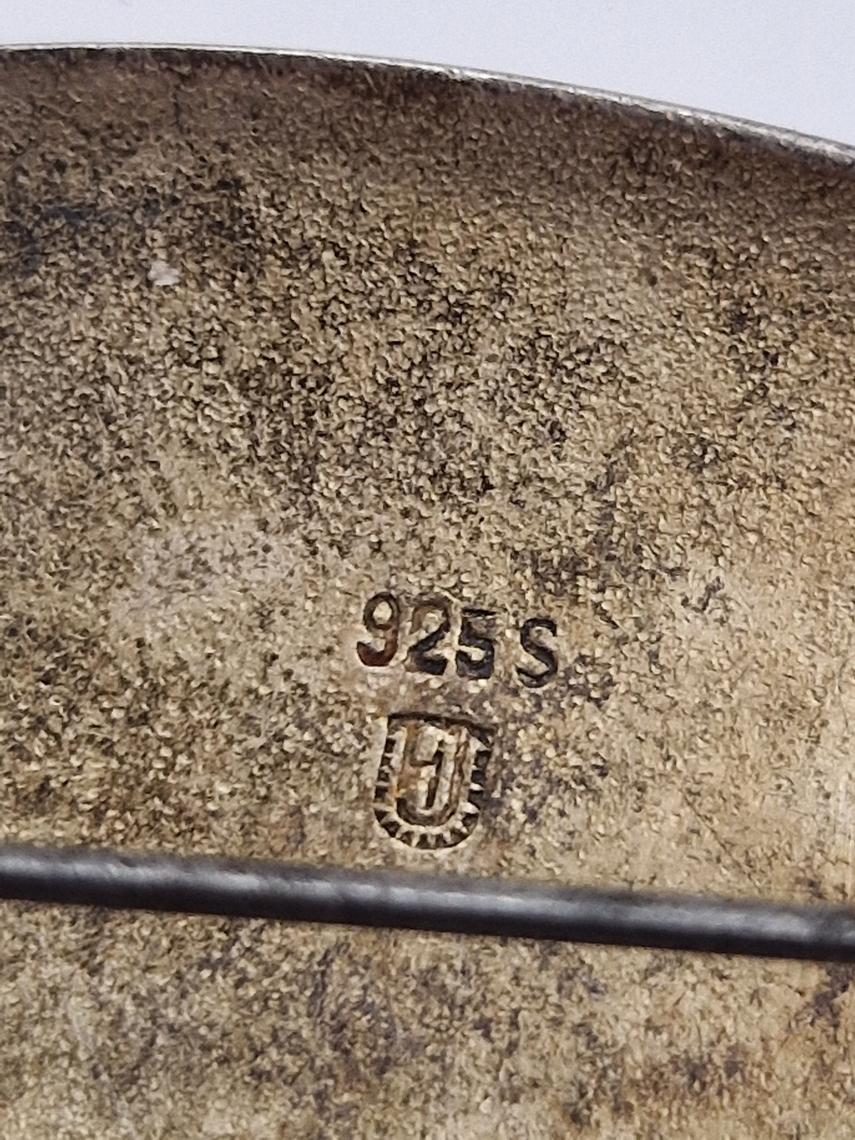 Detalj av stempel 925 S – sannsynlig Thorleif Johnson