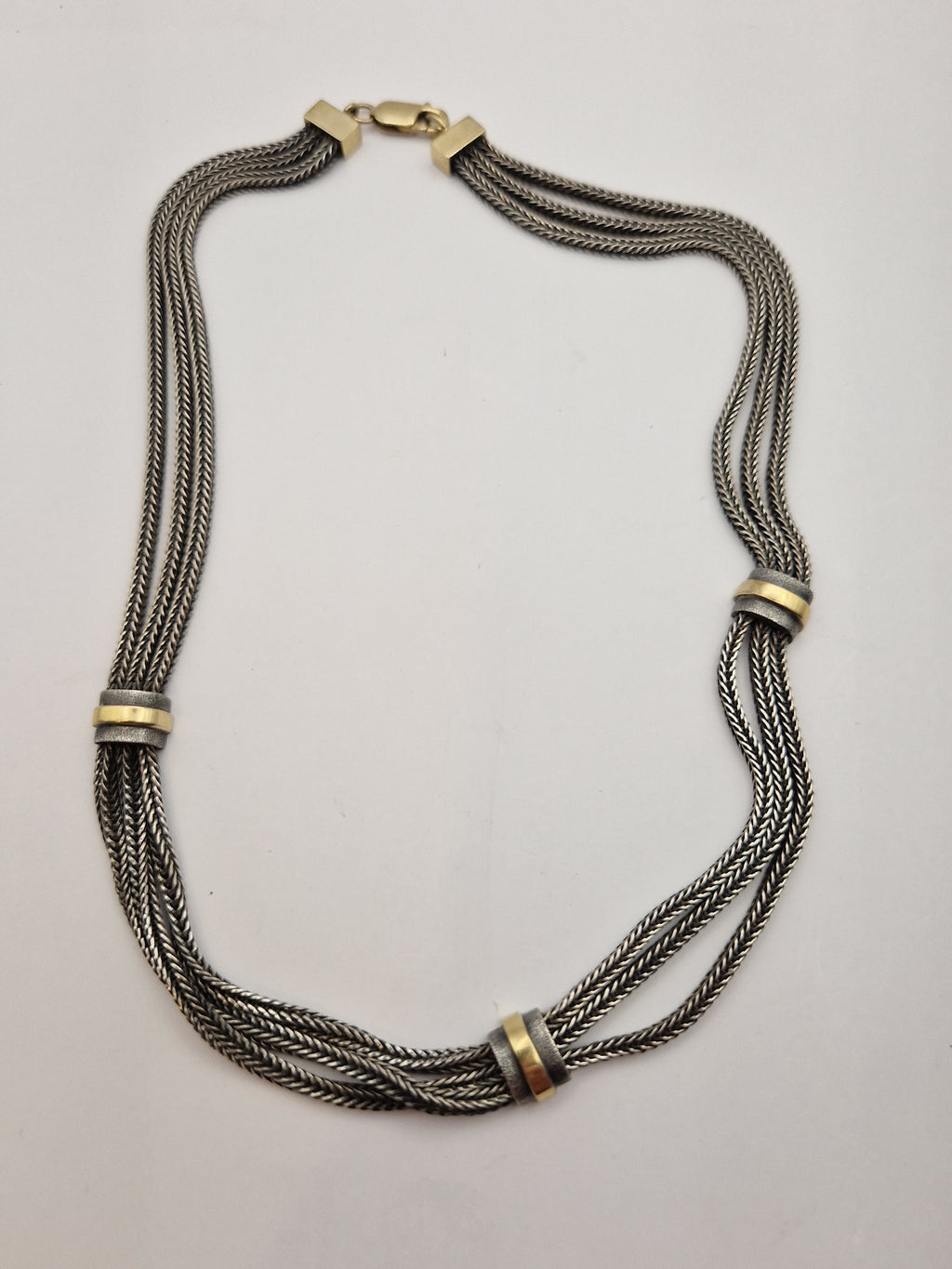 Flertråds lenke i 925 sterlingsølv med PAN-stempel