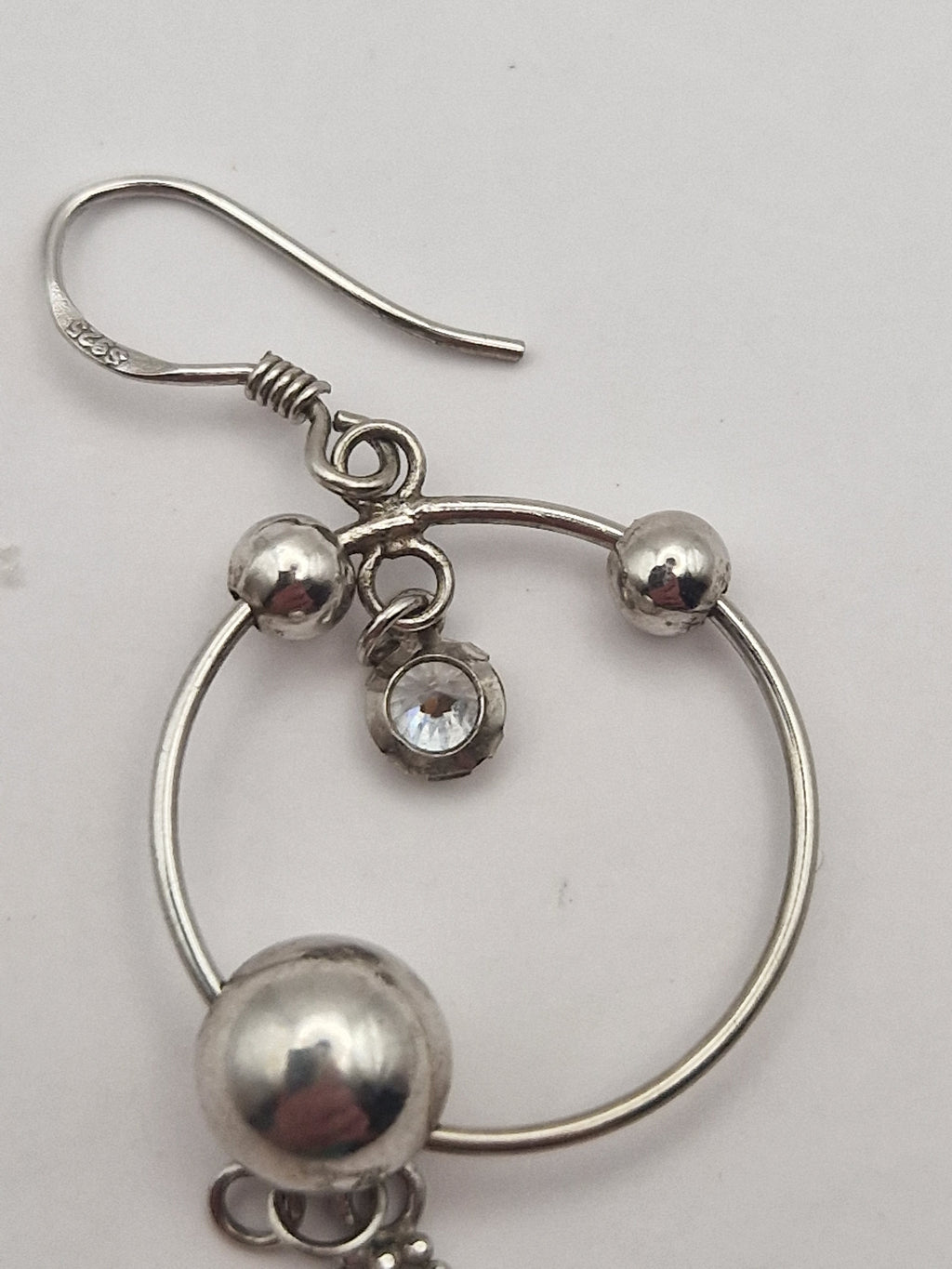 Ørekrok med stempel 925