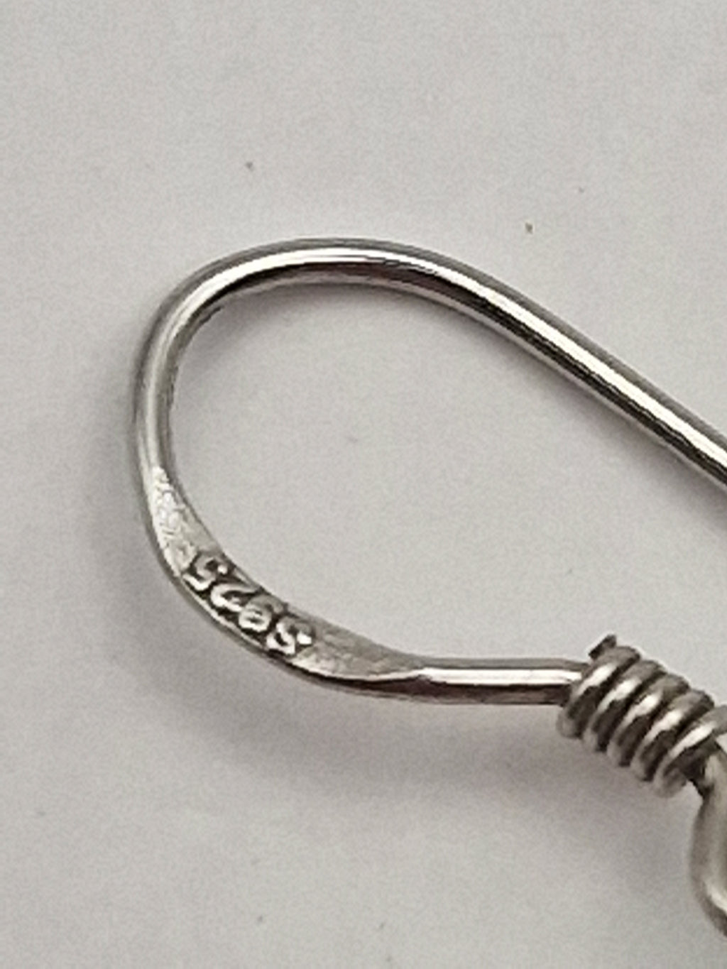 Sølvøredobber 925 med ringer, kuler og kjedelenker